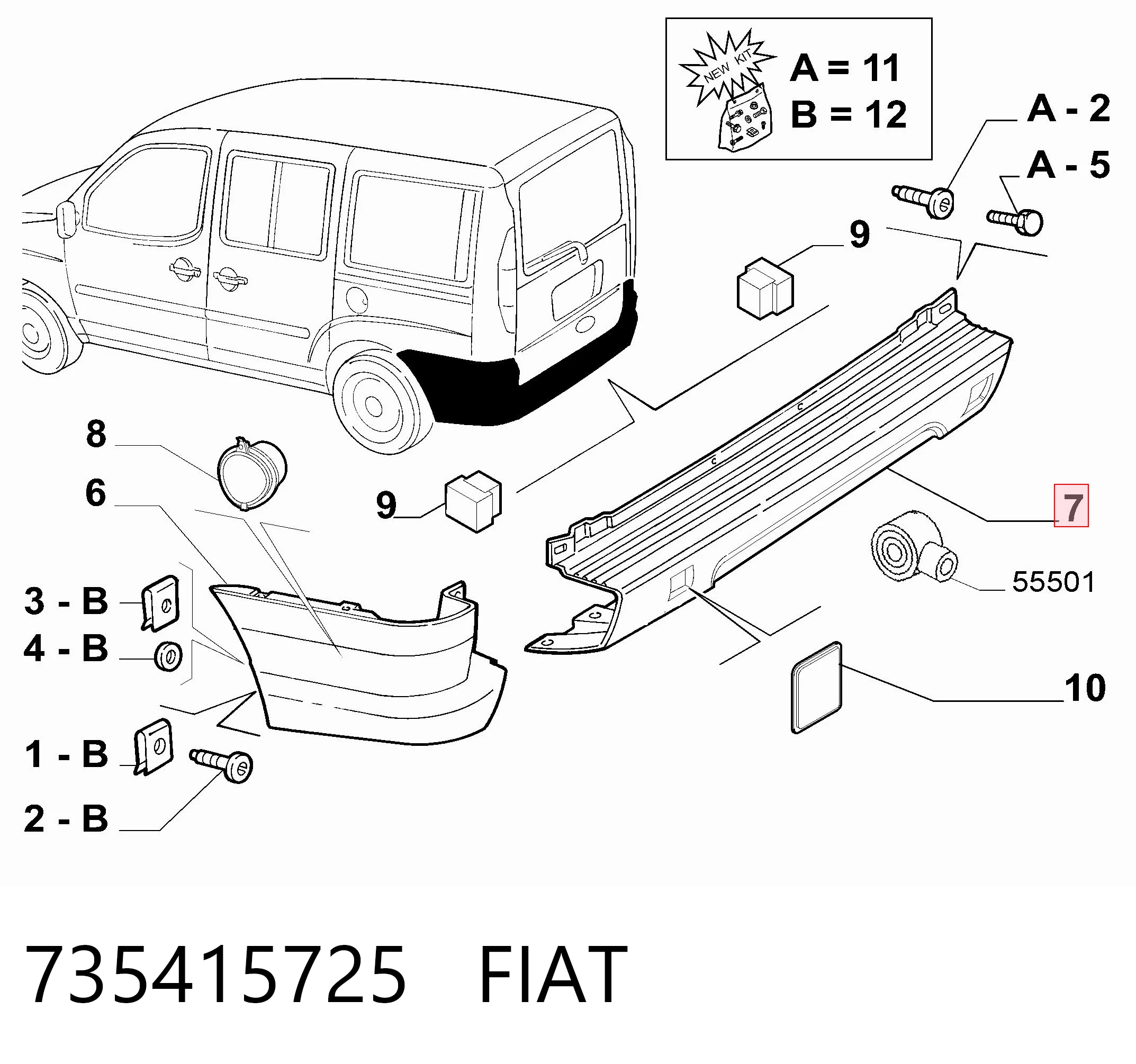 735415725 Fiat/Alfa/Lancia