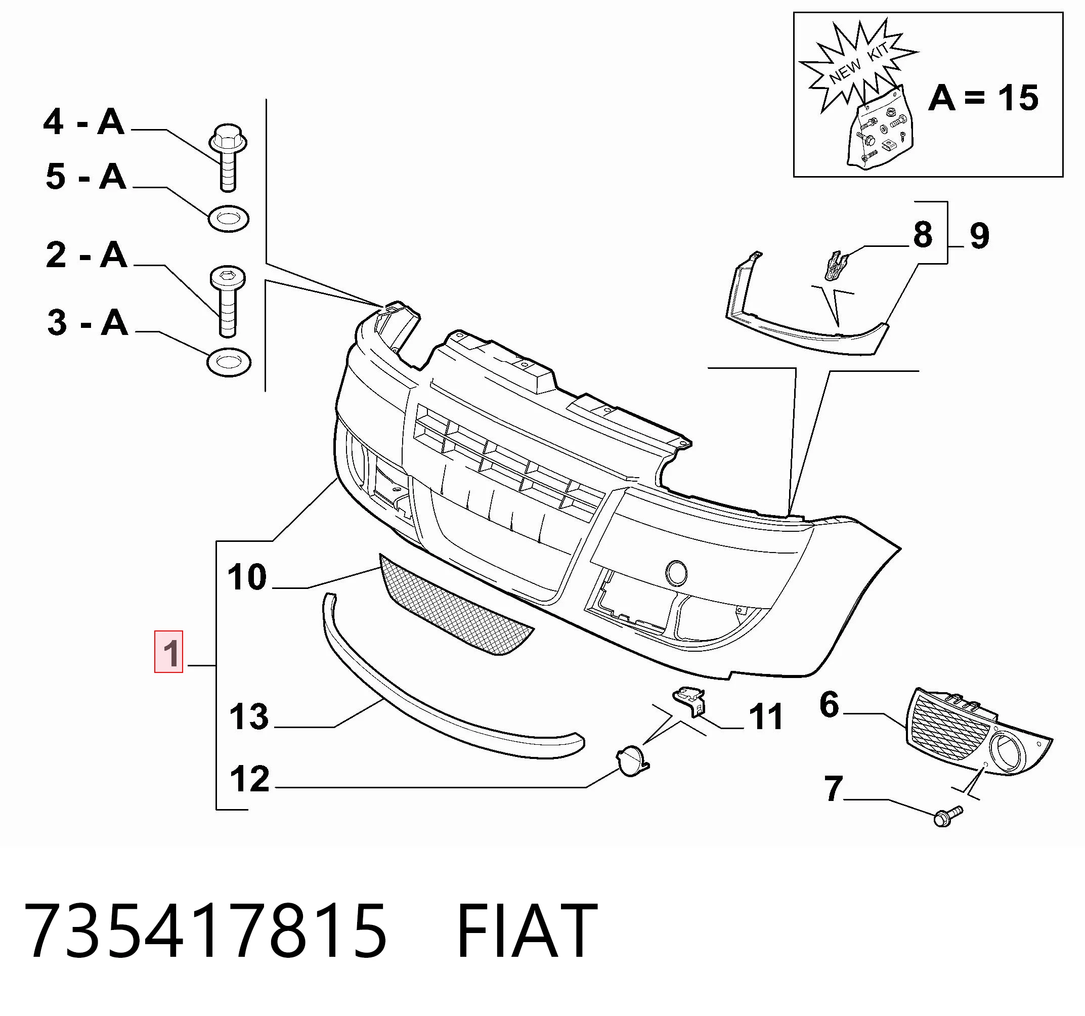 735417815 Fiat/Alfa/Lancia