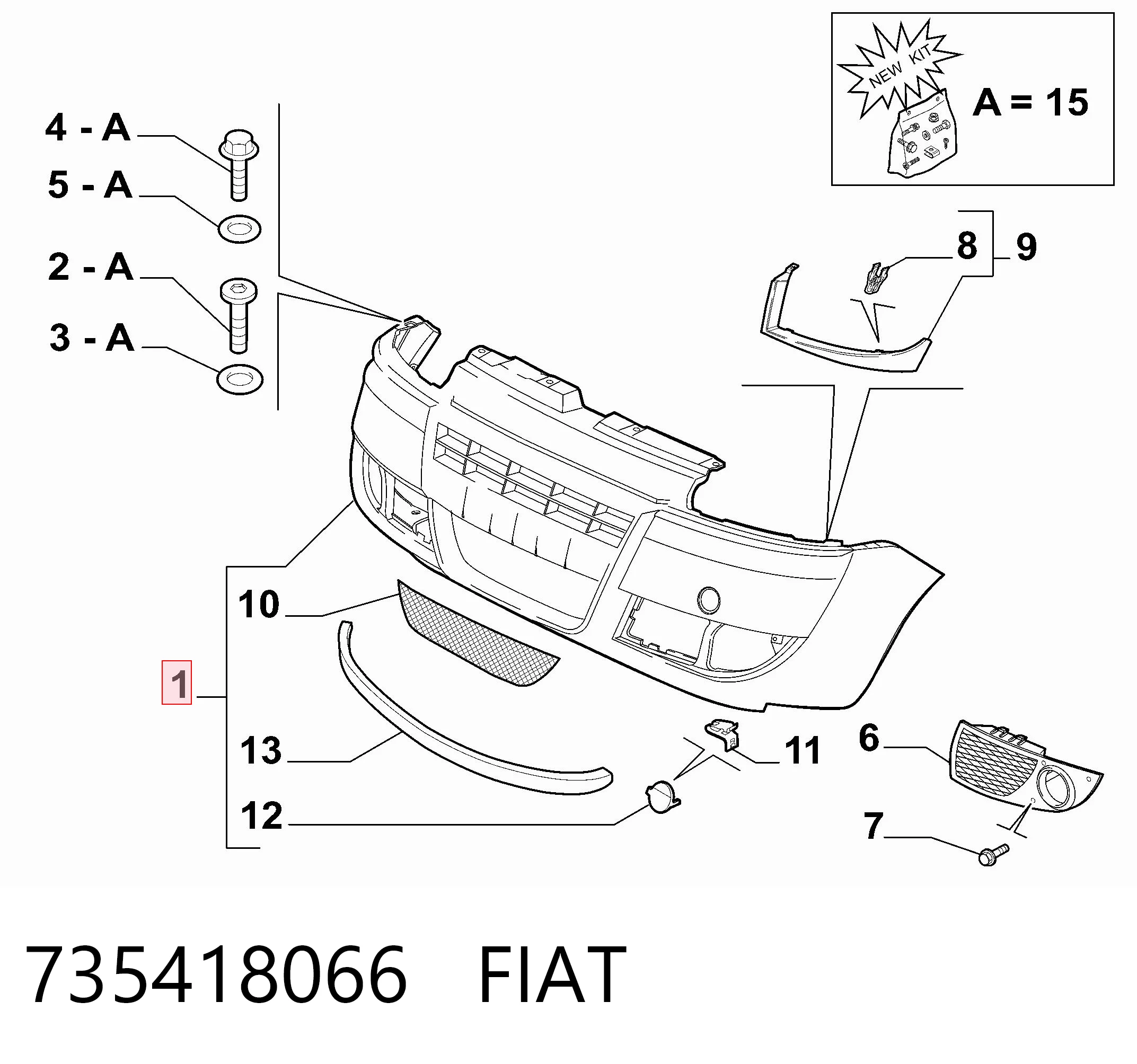 735418066 Fiat/Alfa/Lancia