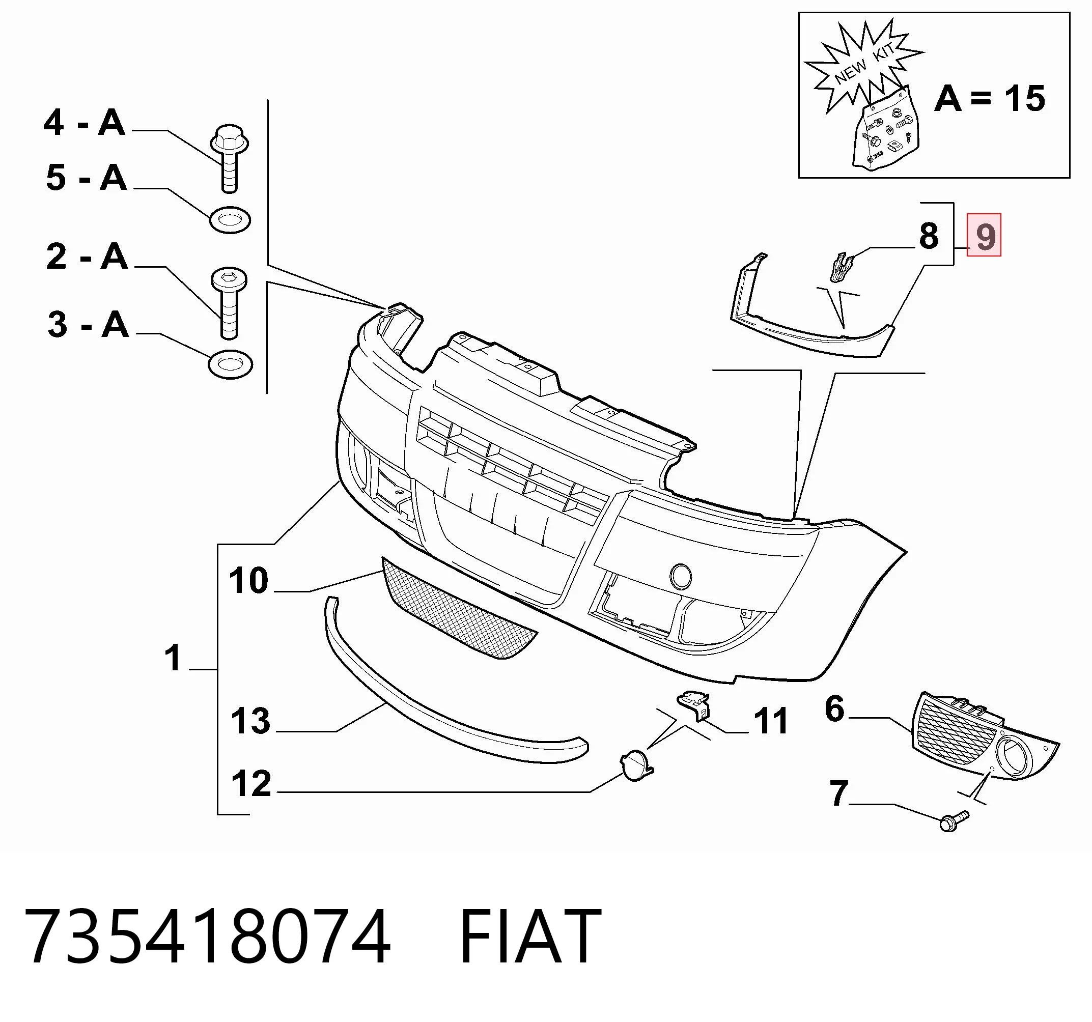 735418074 Fiat/Alfa/Lancia