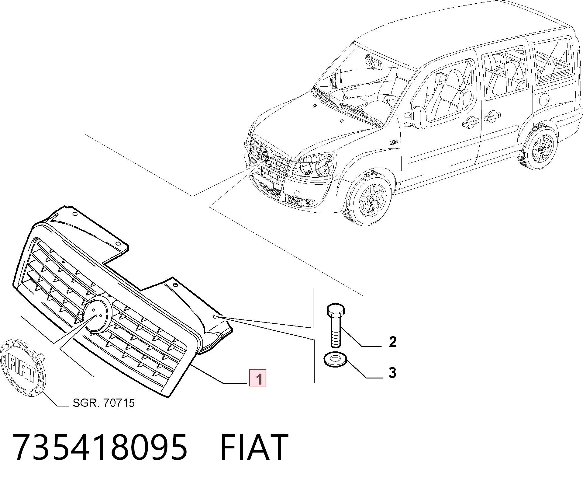 735418095 Fiat/Alfa/Lancia