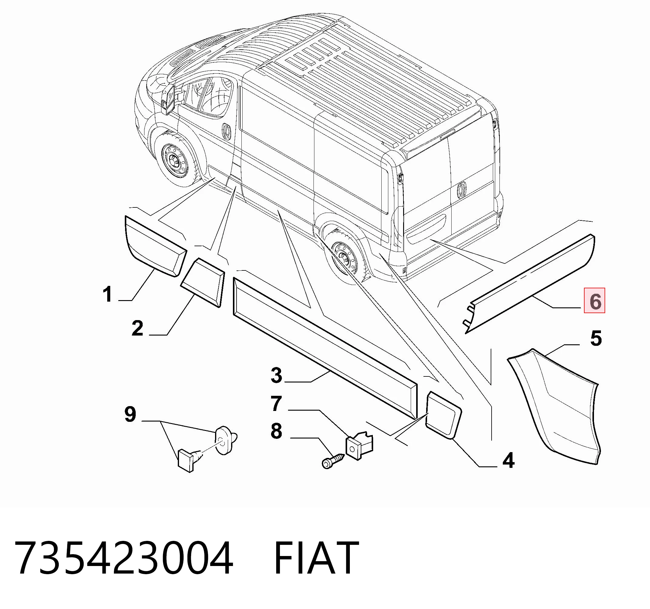 735423004 Fiat/Alfa/Lancia