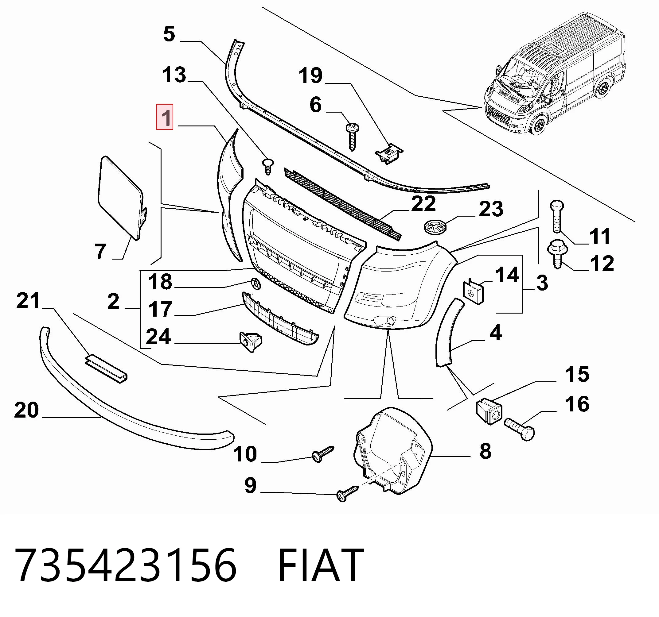 735423156 Fiat/Alfa/Lancia