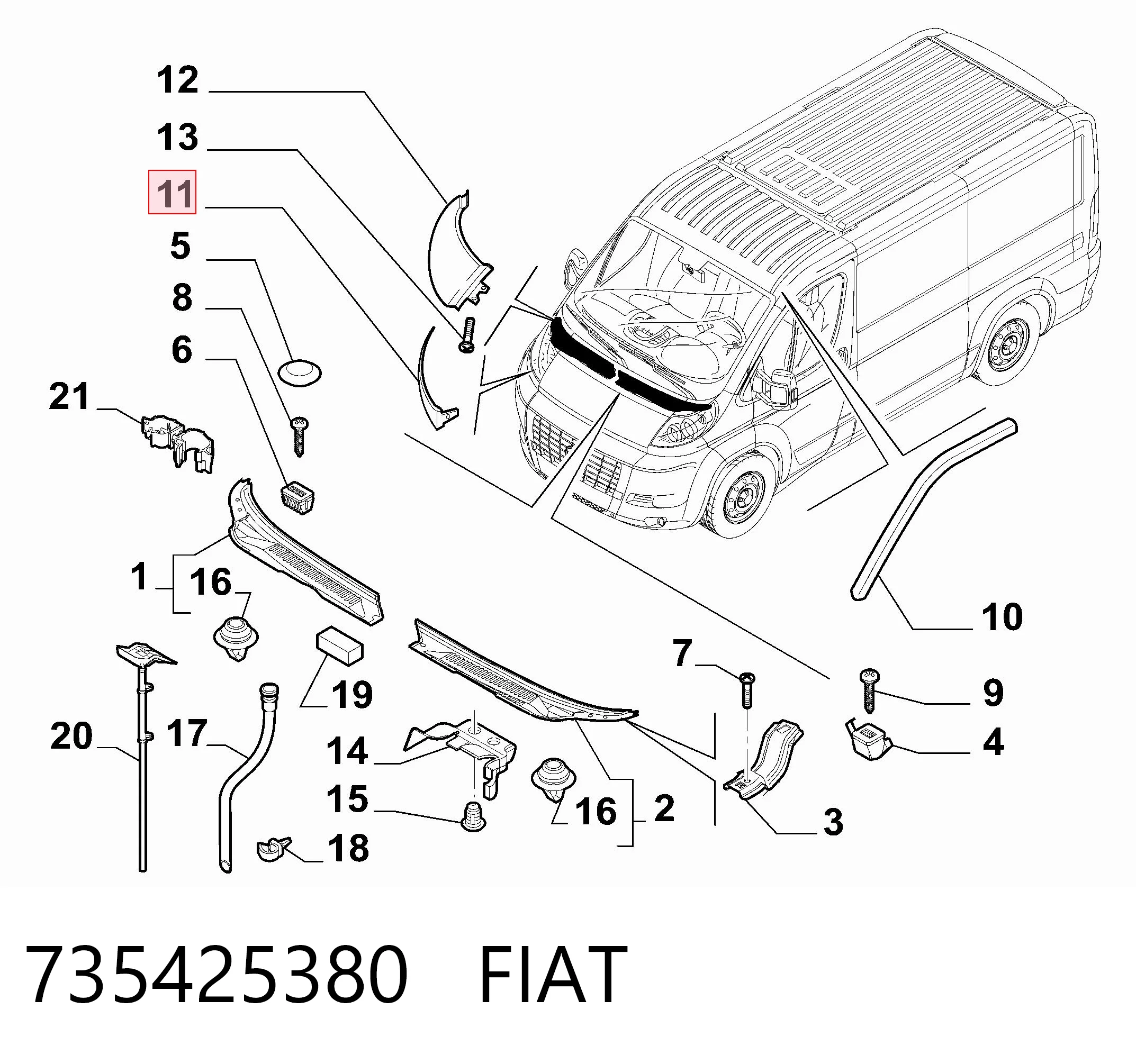 735425380 Fiat/Alfa/Lancia