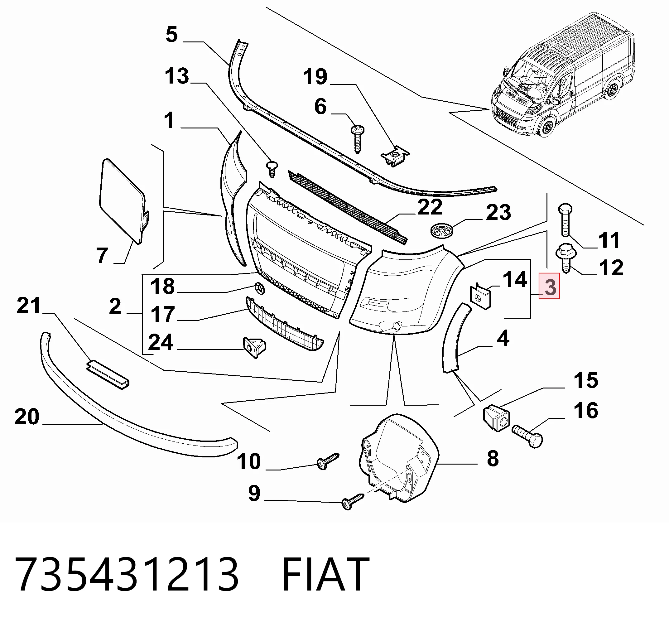 735431213 Fiat/Alfa/Lancia