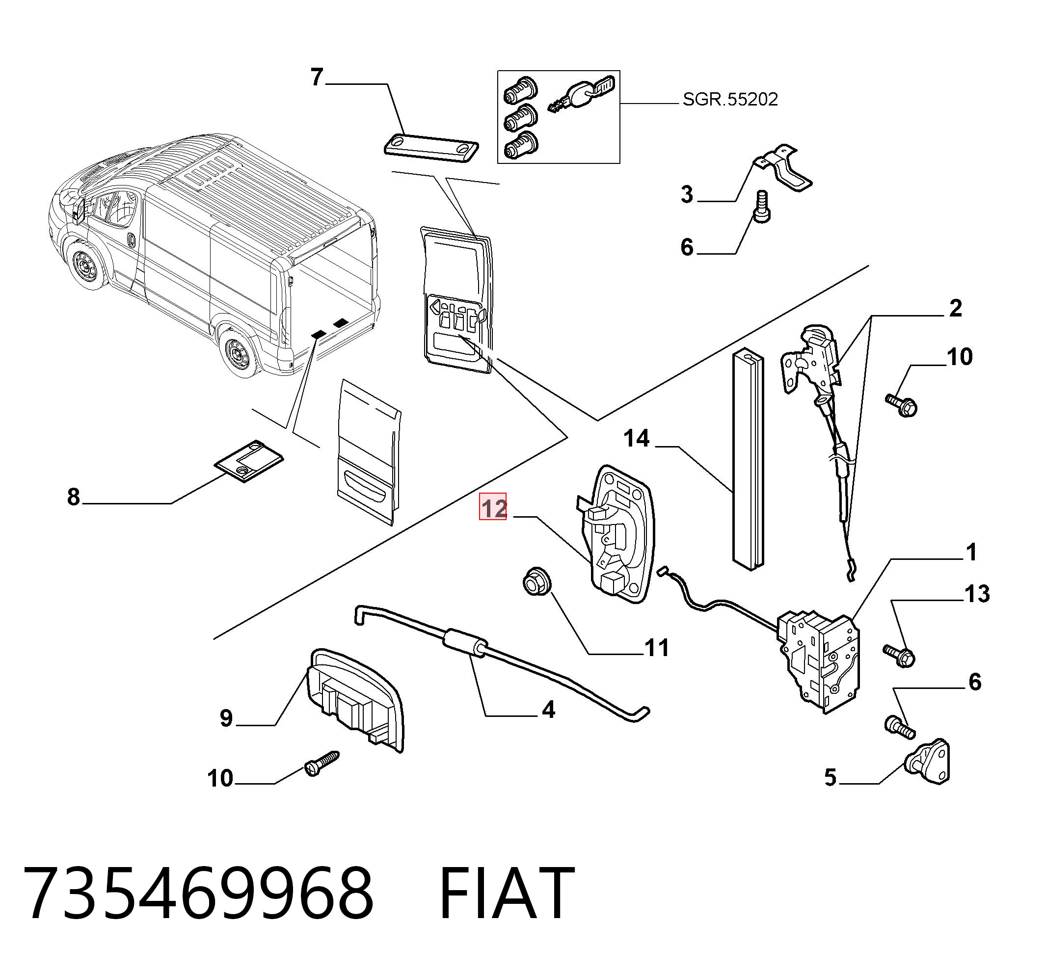 735469968 Fiat/Alfa/Lancia