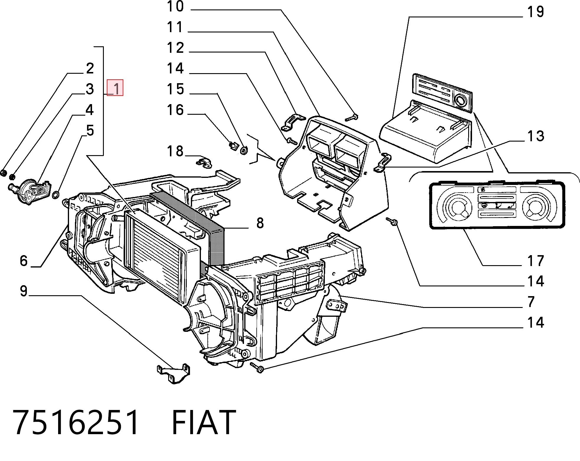 7516251 Fiat/Alfa/Lancia