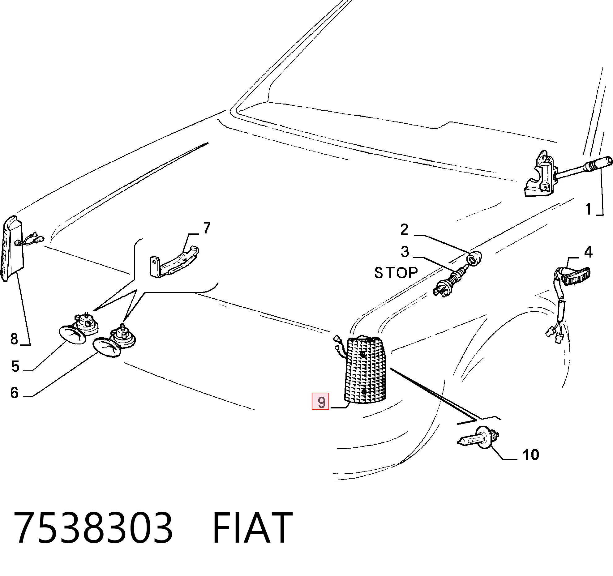 7538303 Fiat/Alfa/Lancia