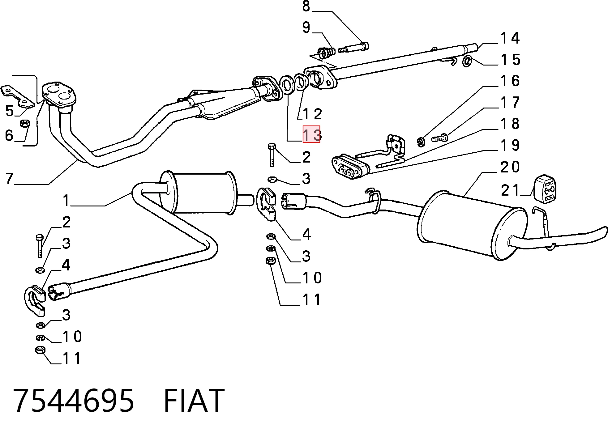 7544695 Fiat/Alfa/Lancia