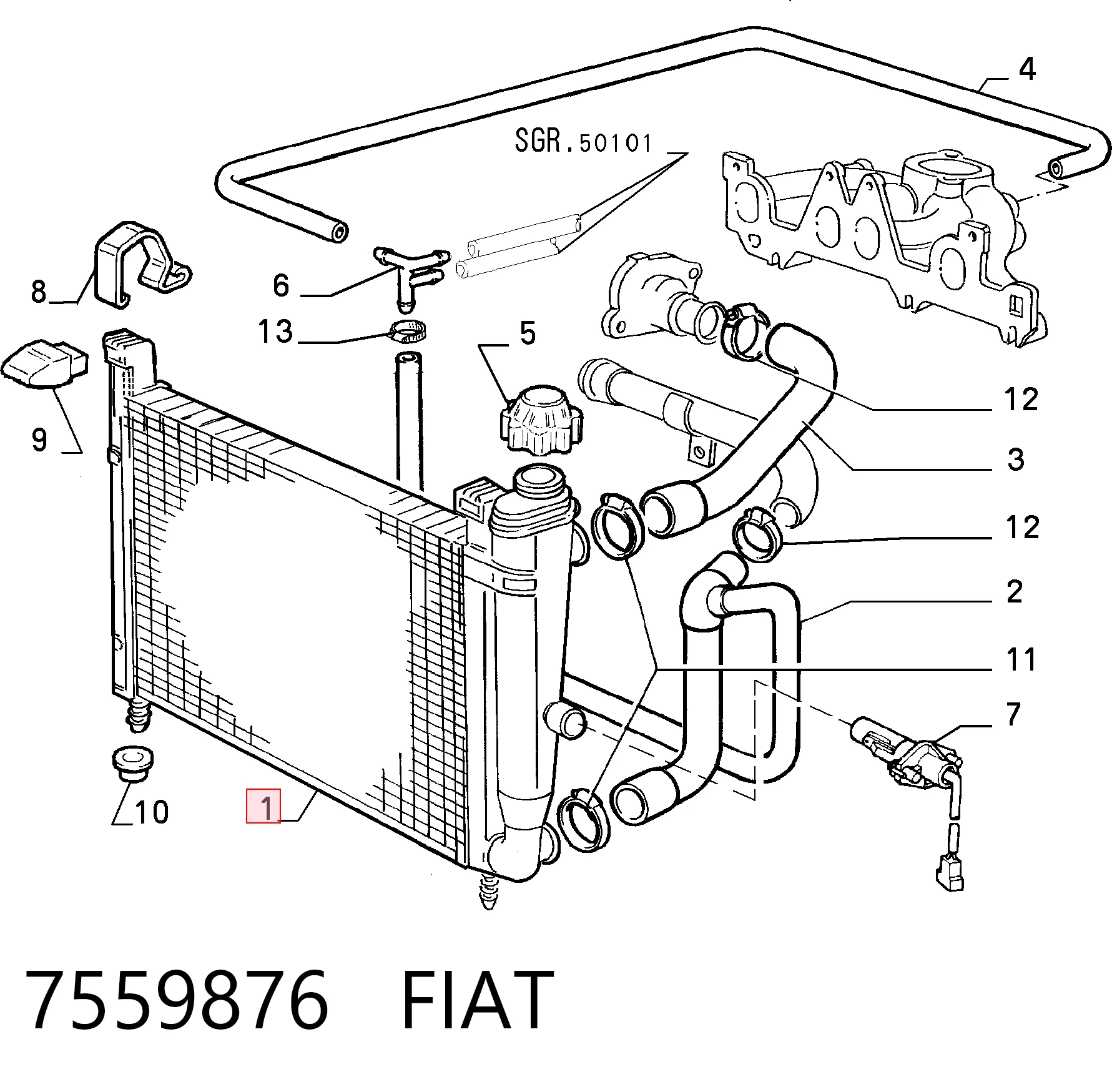 7559876 Fiat/Alfa/Lancia