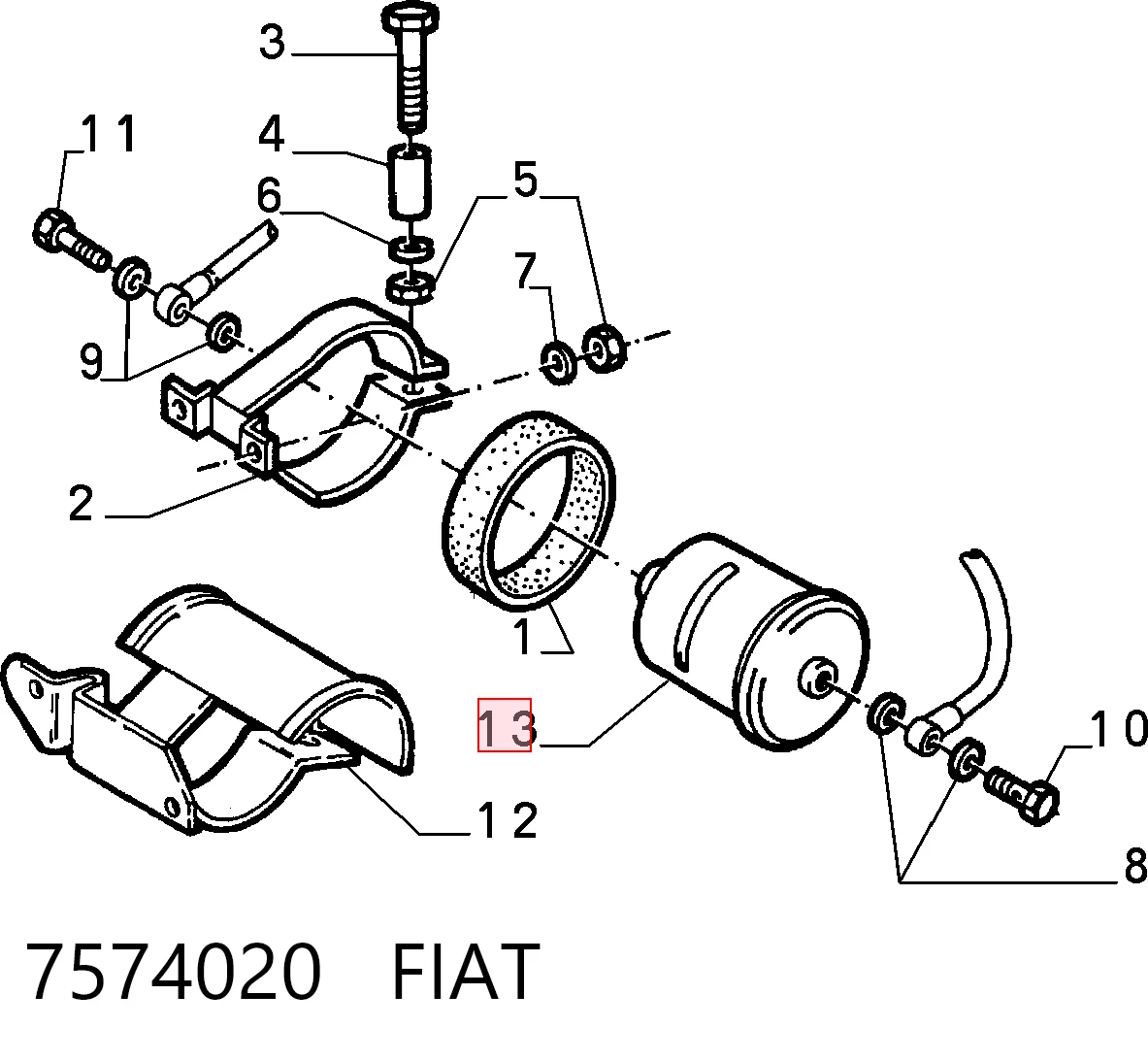 7574020 Fiat/Alfa/Lancia