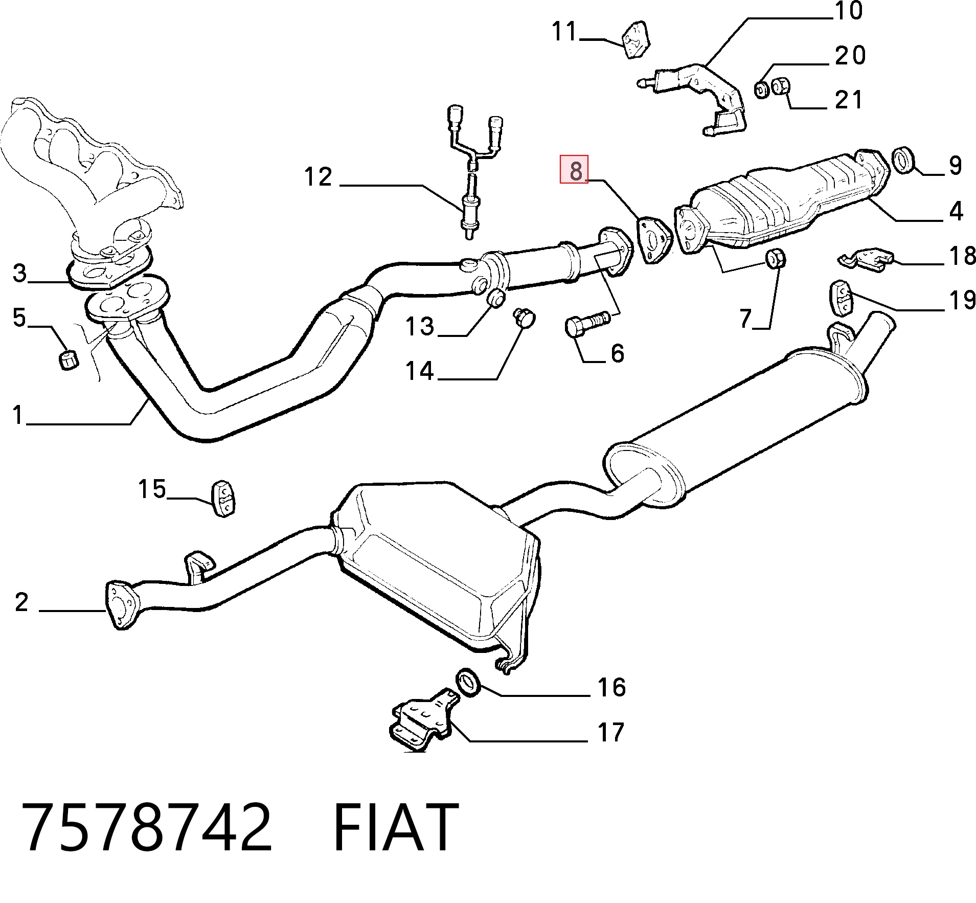 7578742 Fiat/Alfa/Lancia