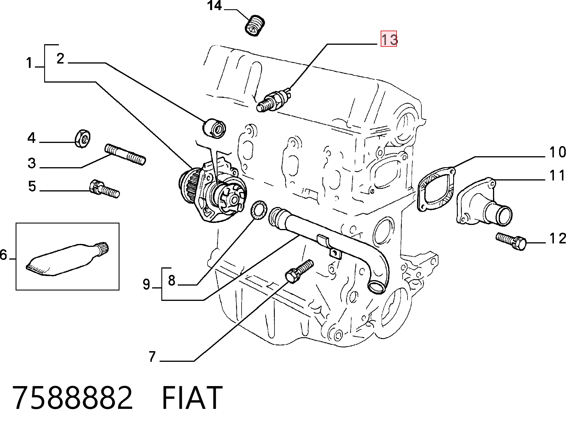 7588882 Fiat/Alfa/Lancia
