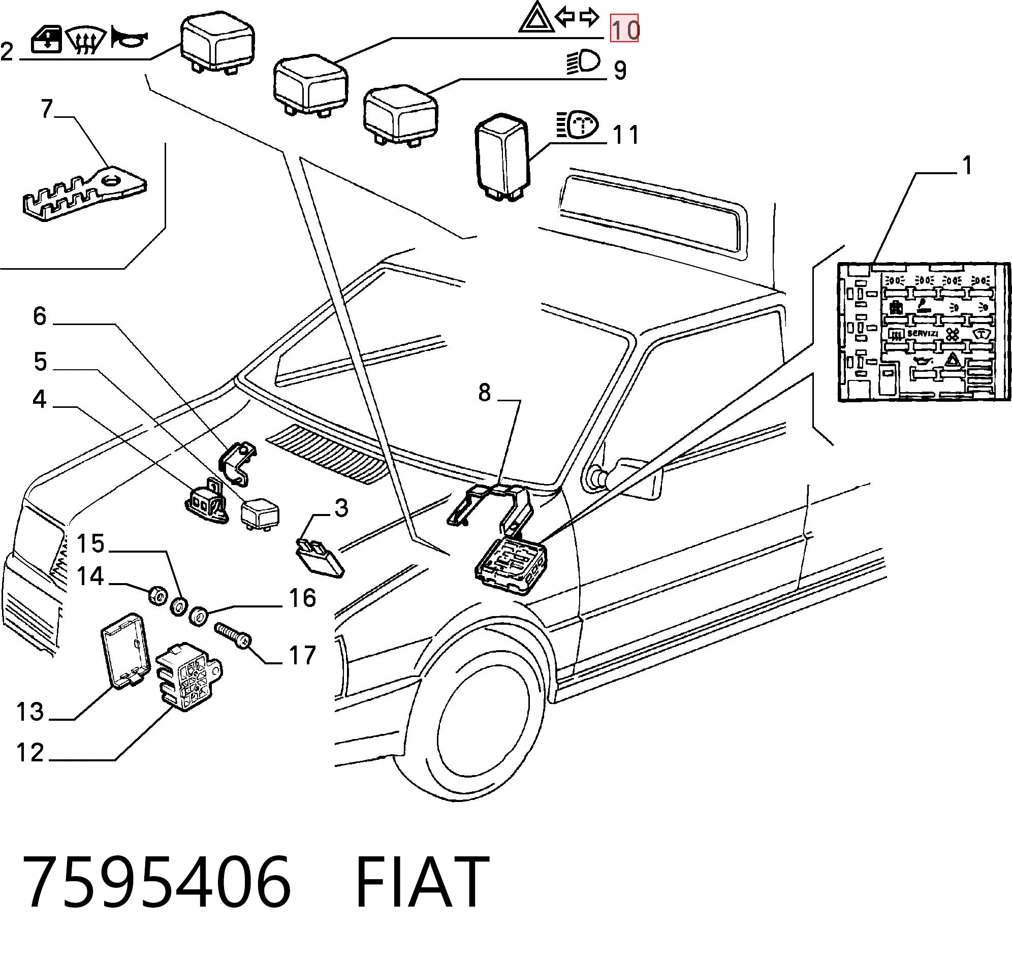 7595406 Fiat/Alfa/Lancia