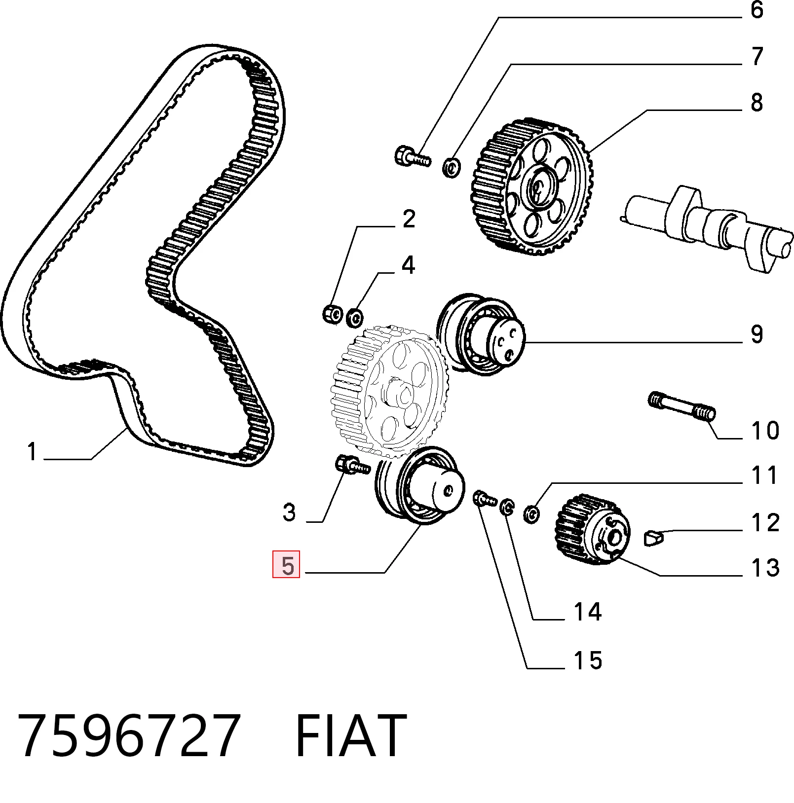 7596727 Fiat/Alfa/Lancia