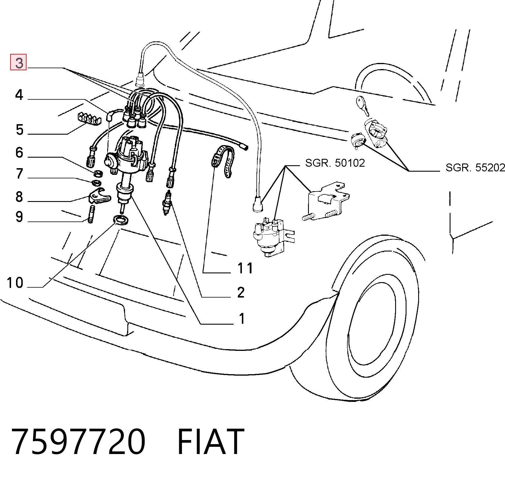 7597720 Fiat/Alfa/Lancia