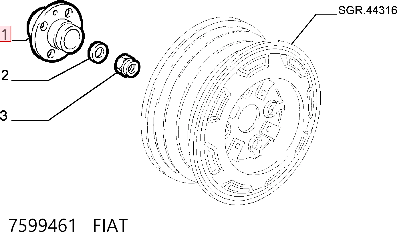 7599461 Fiat/Alfa/Lancia