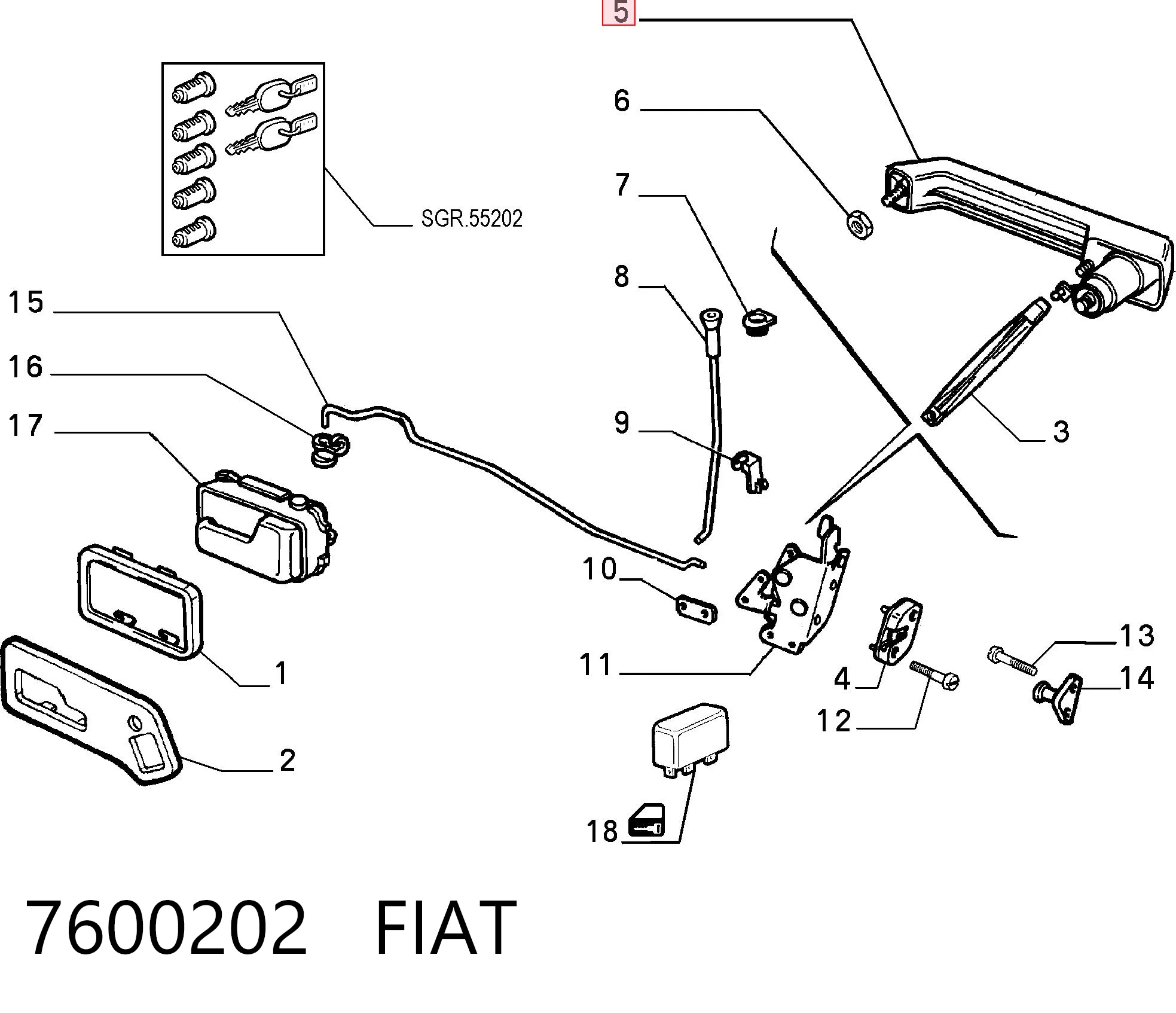 7600202 Fiat/Alfa/Lancia