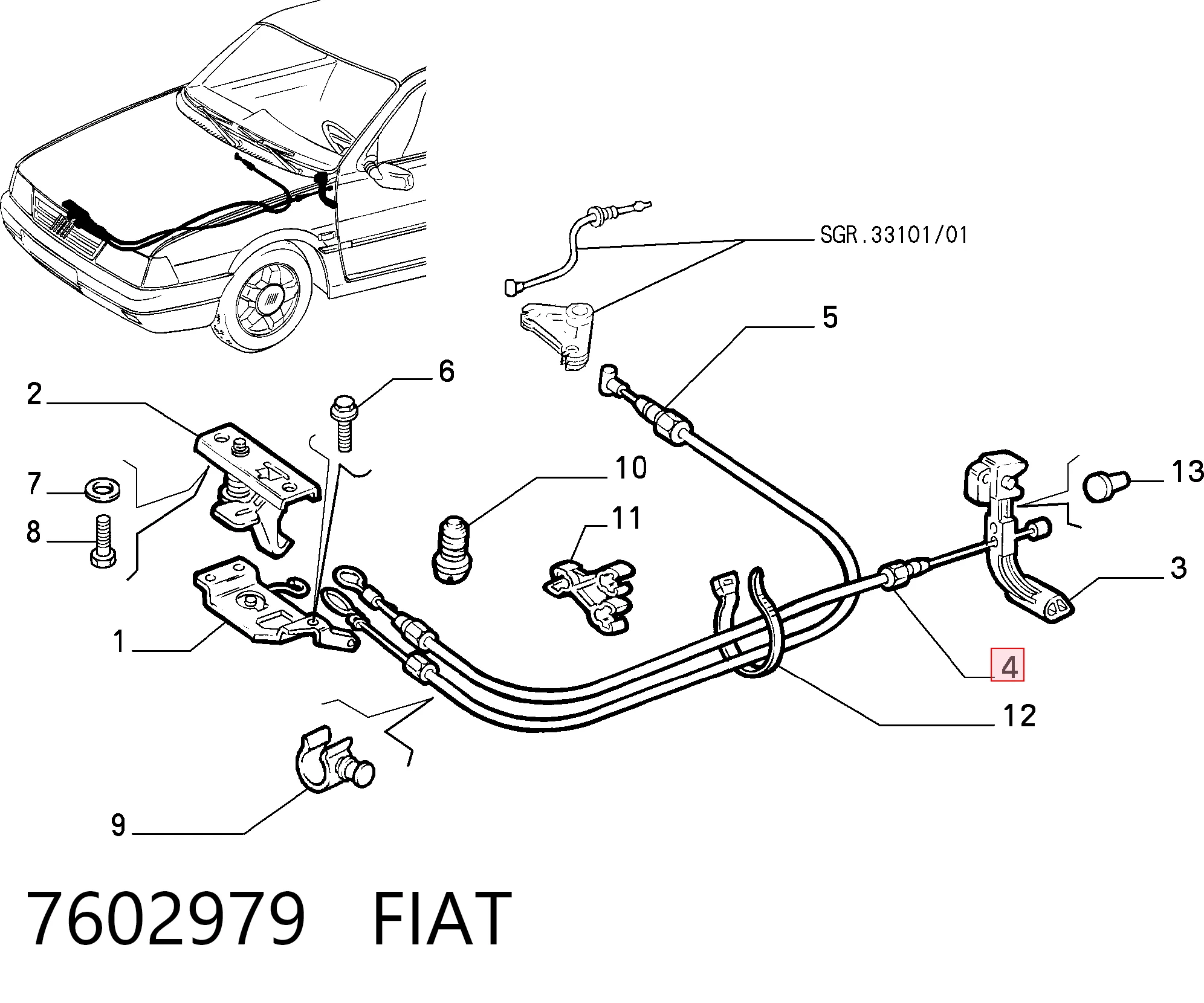 7602979 Fiat/Alfa/Lancia