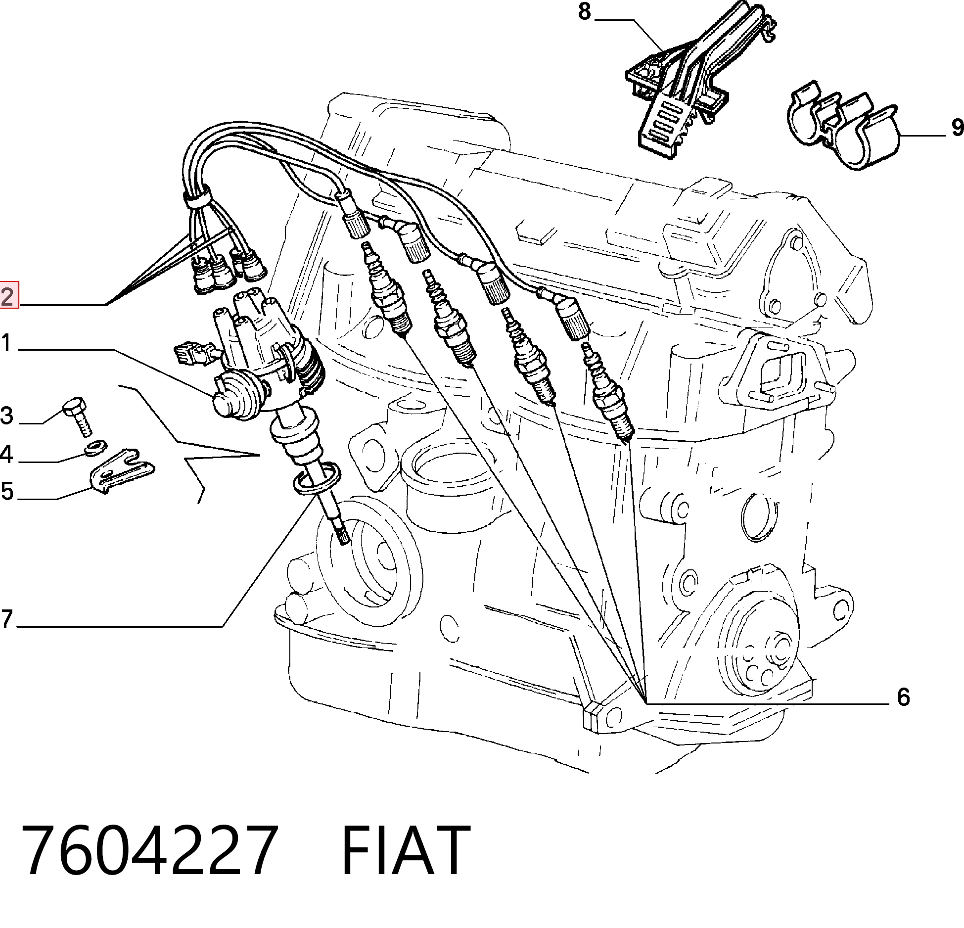 7604227 Fiat/Alfa/Lancia