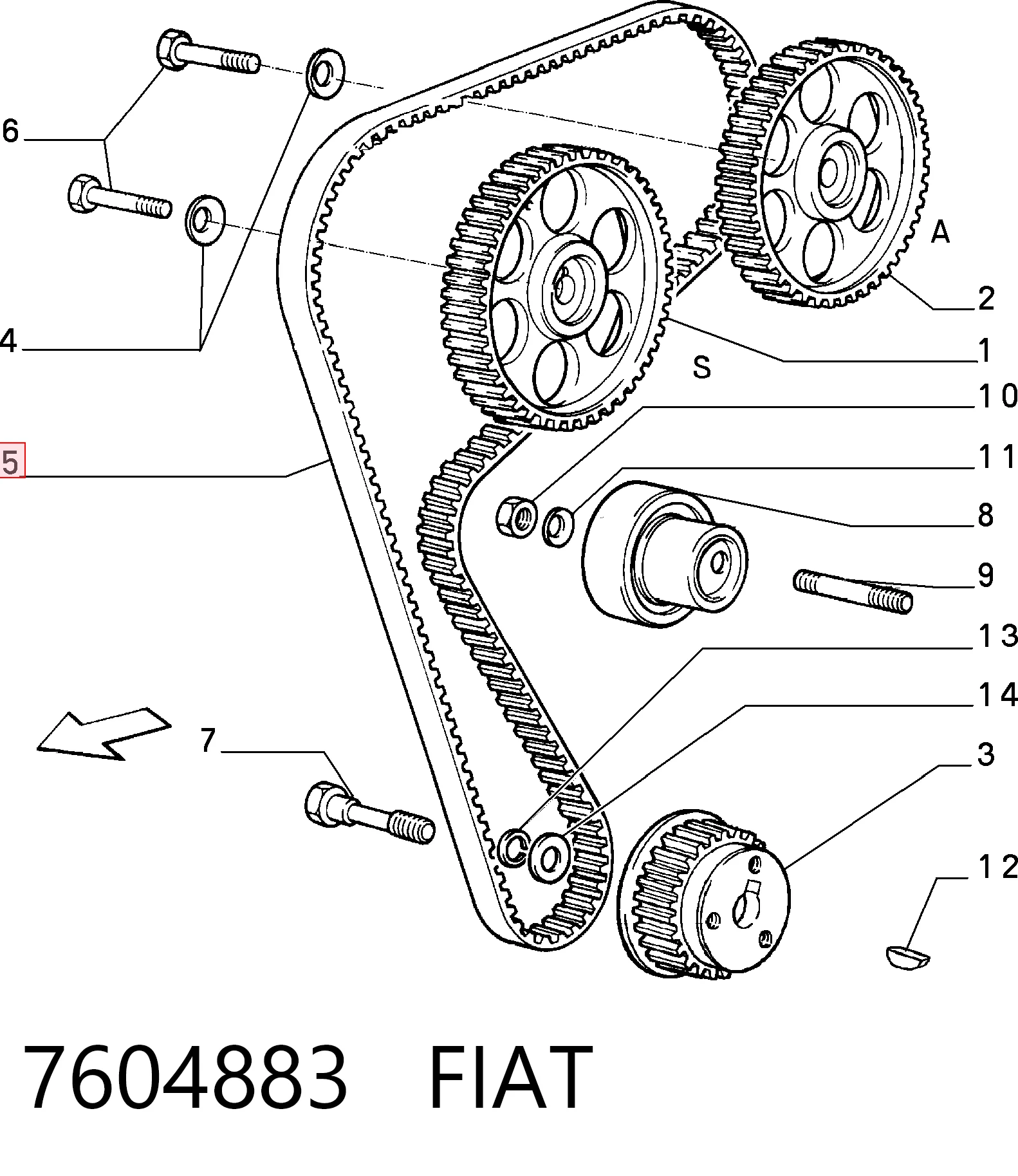 7604883 Fiat/Alfa/Lancia