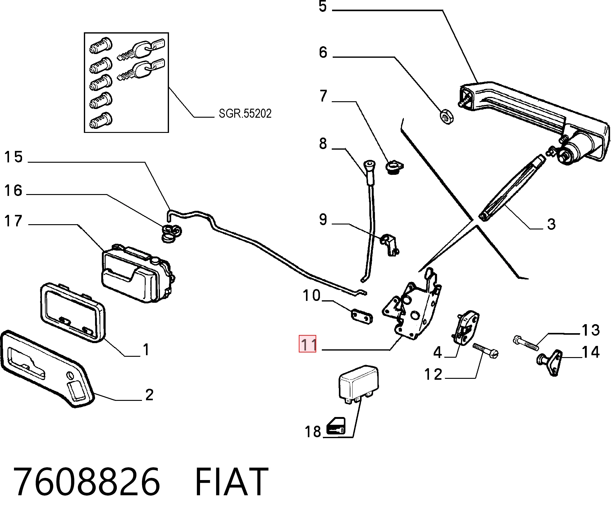 7608826 Fiat/Alfa/Lancia
