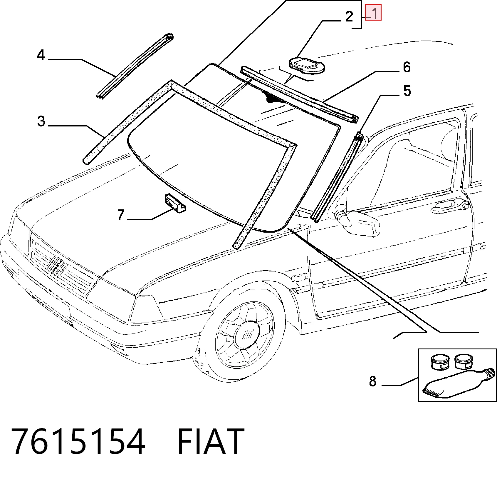 Comprar Parabrisas Fiat Tipo  160