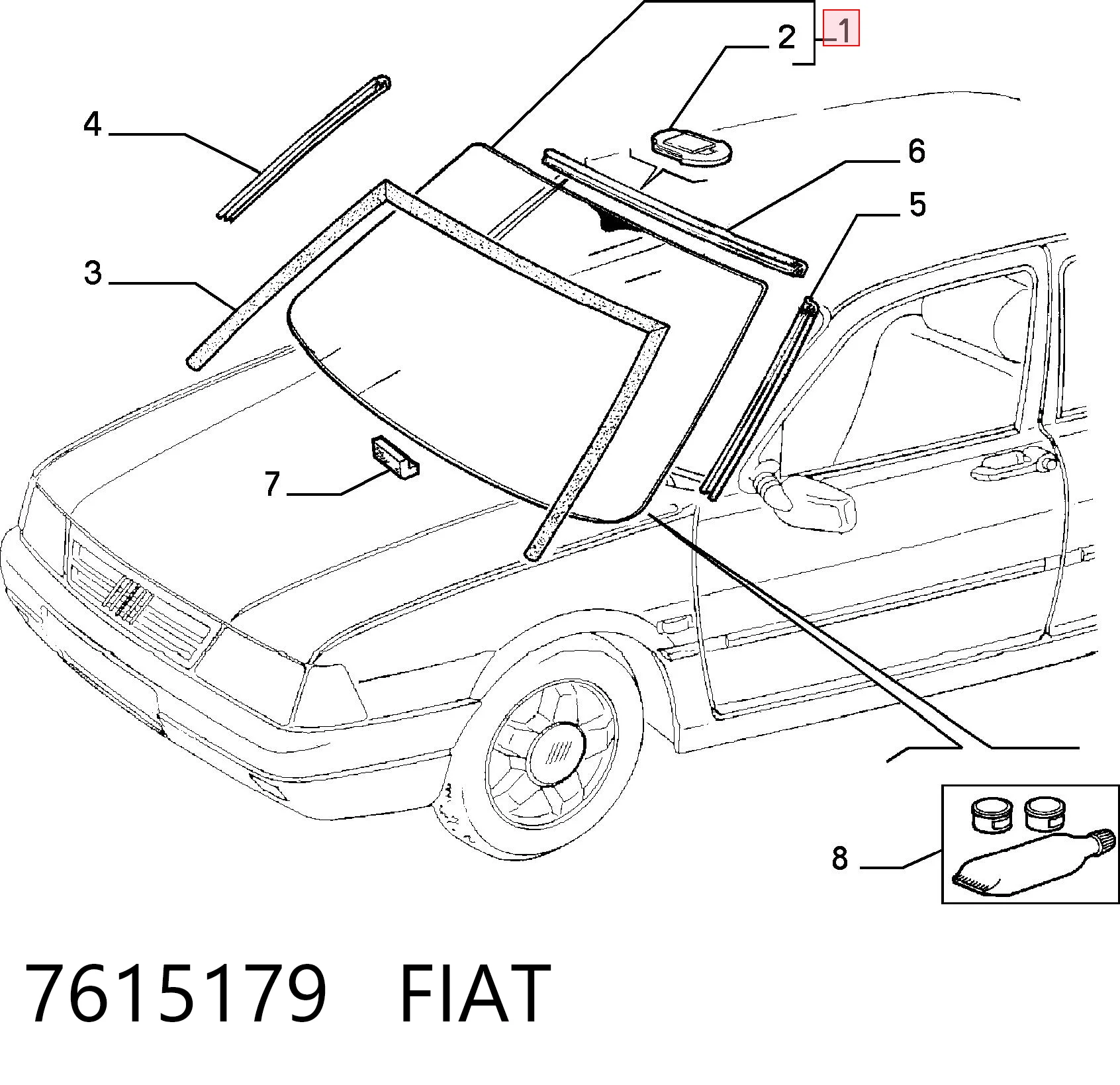Comprar Parabrisas Fiat Tipo  160 a bajo precio