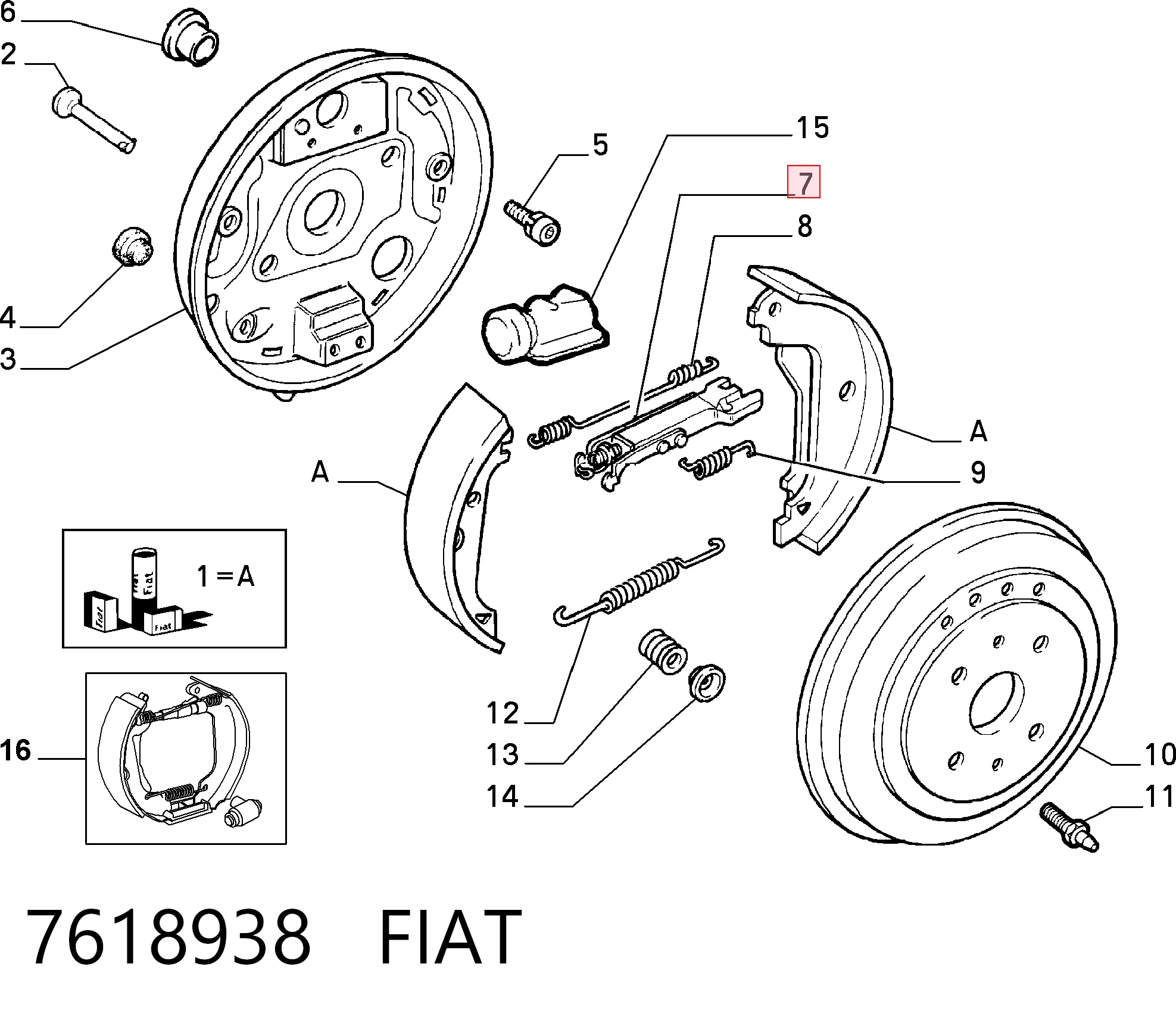 7618938 Fiat/Alfa/Lancia