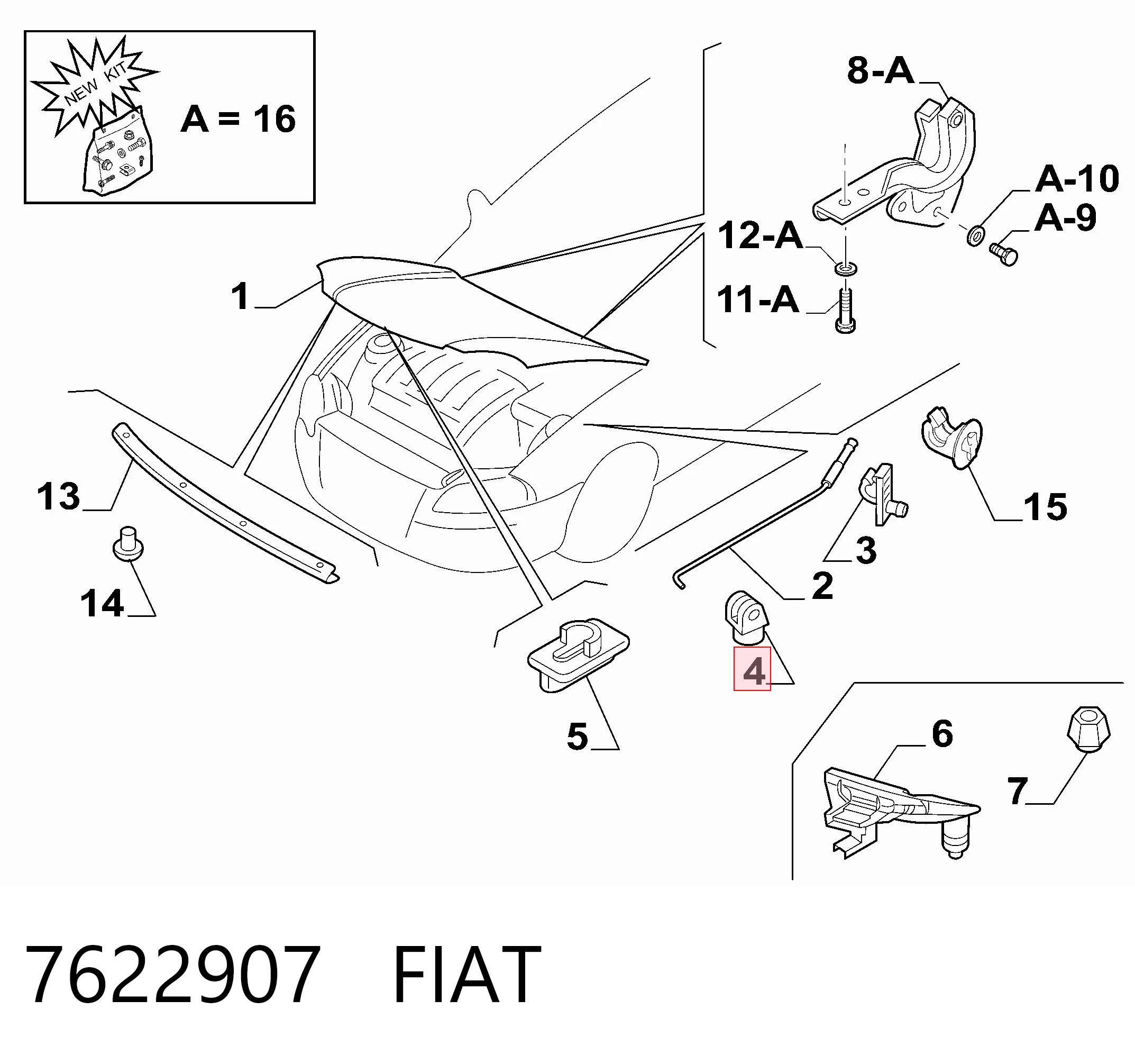 7622907 Fiat/Alfa/Lancia
