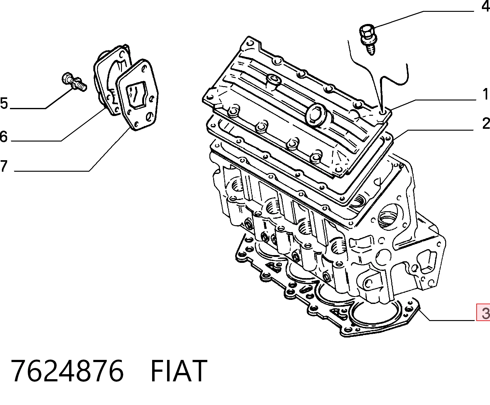  Junta de culata Lancia Delta 1