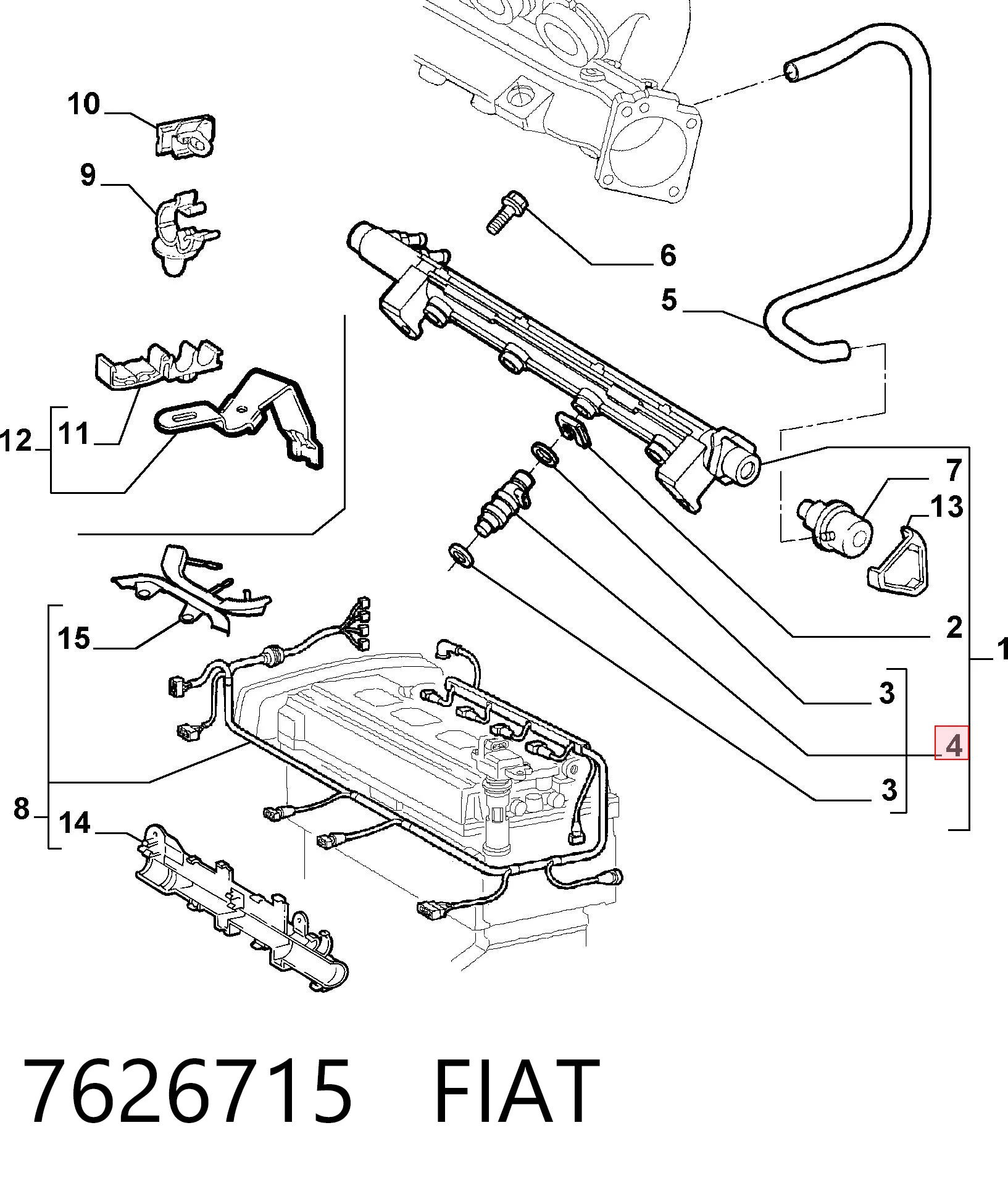 7626715 Fiat/Alfa/Lancia