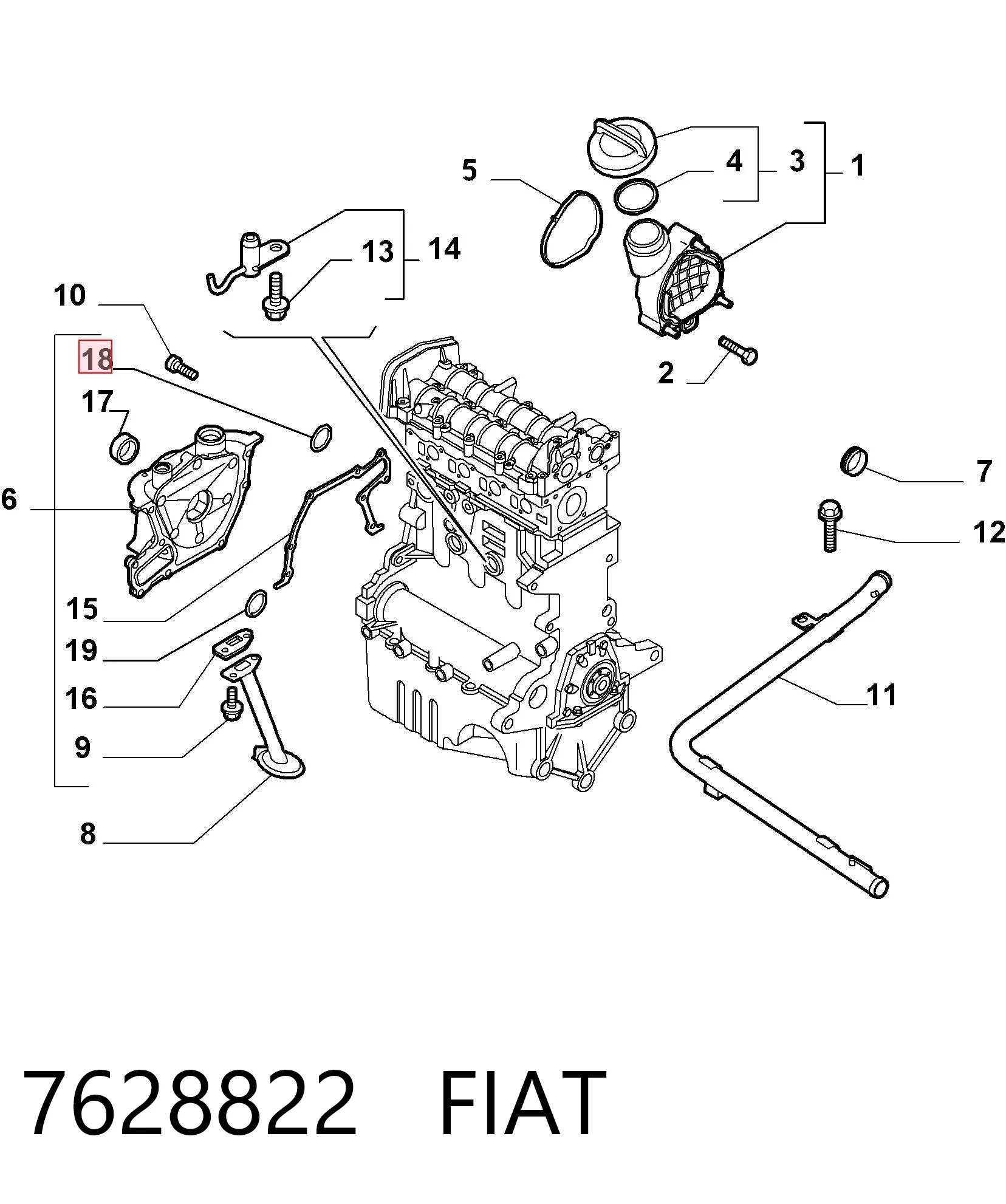 7628822 Fiat/Alfa/Lancia