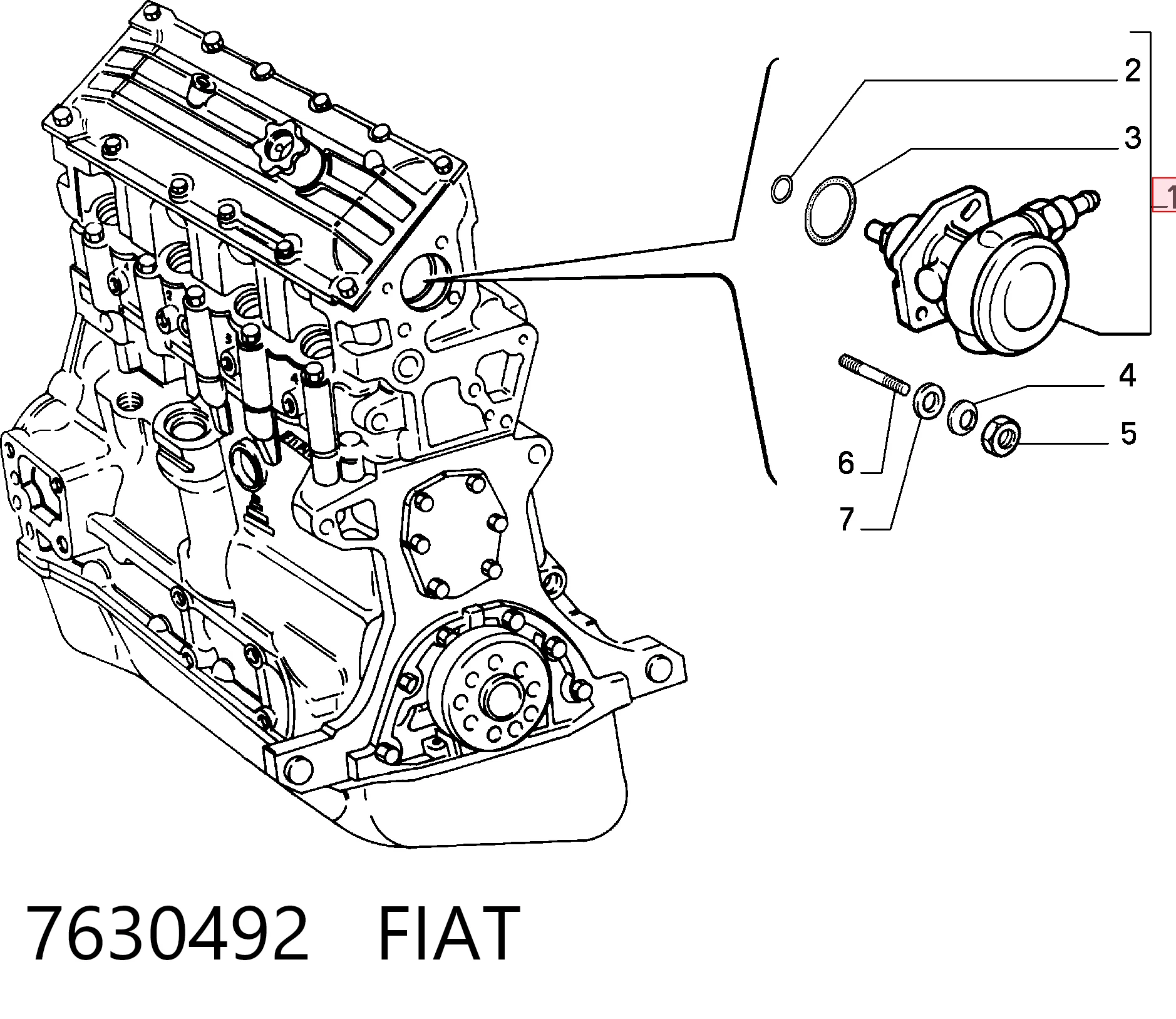 7630492 Fiat/Alfa/Lancia