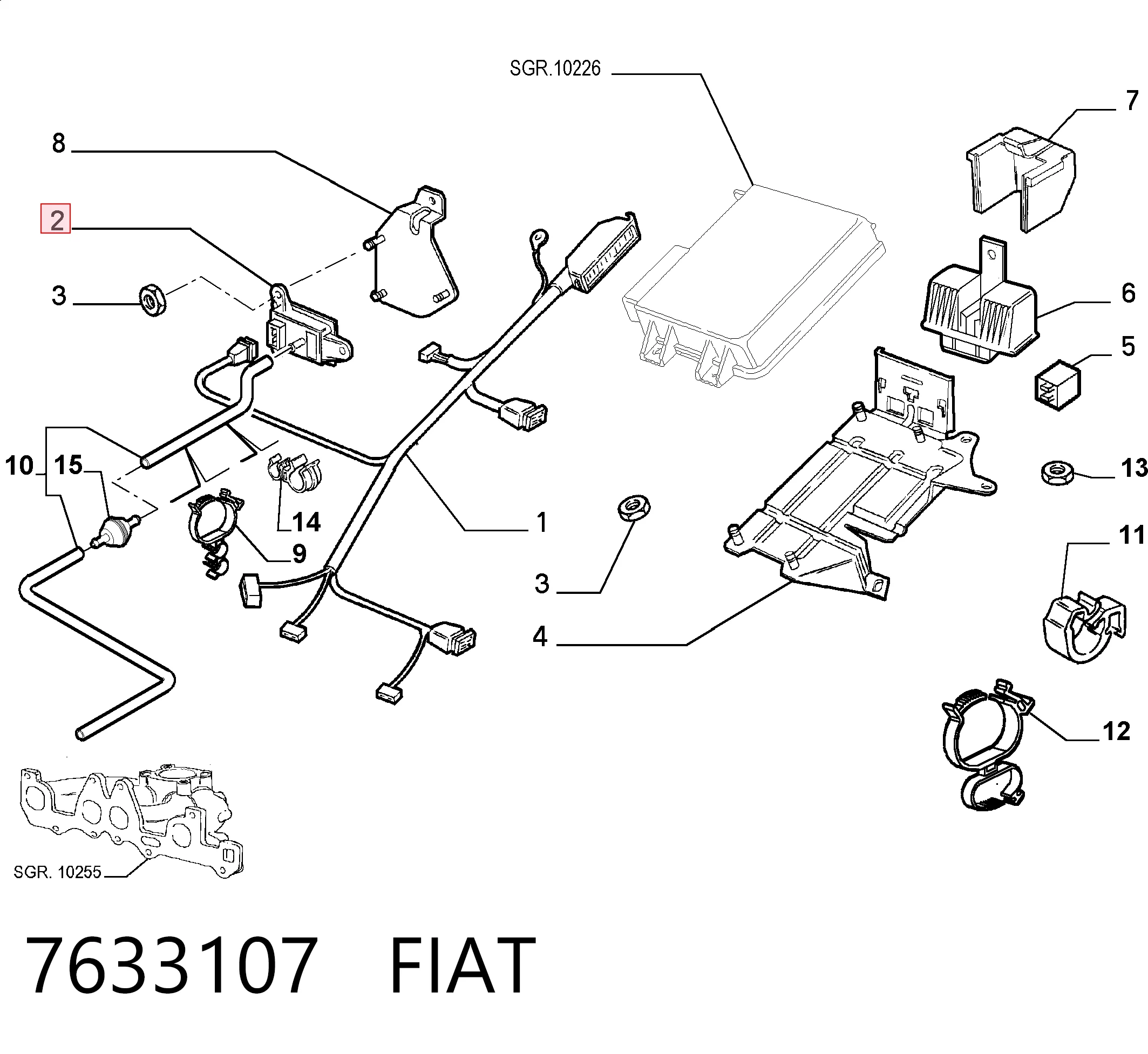 7633107 Fiat/Alfa/Lancia