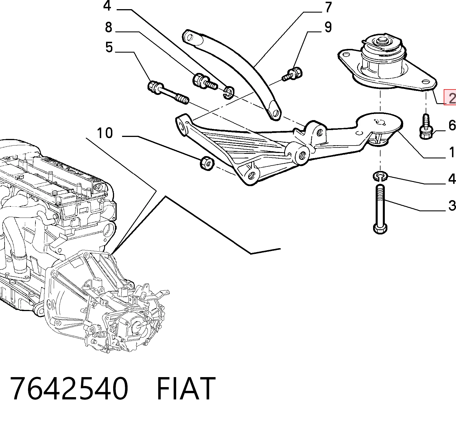 7642540 Fiat/Alfa/Lancia