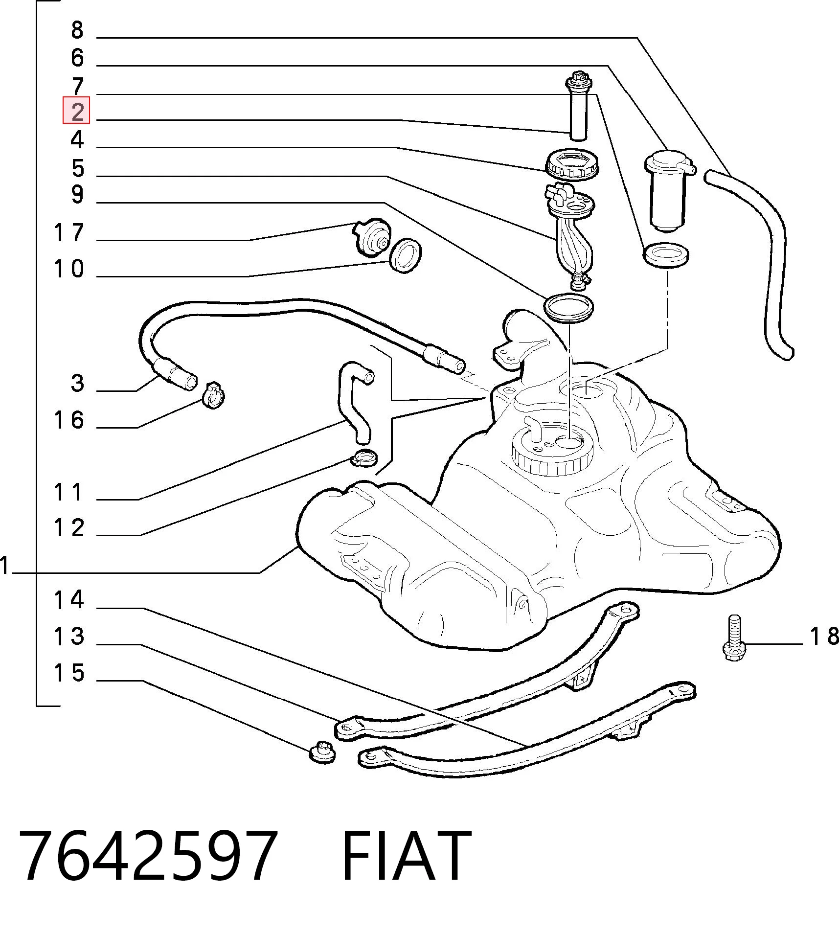 7642597 Fiat/Alfa/Lancia