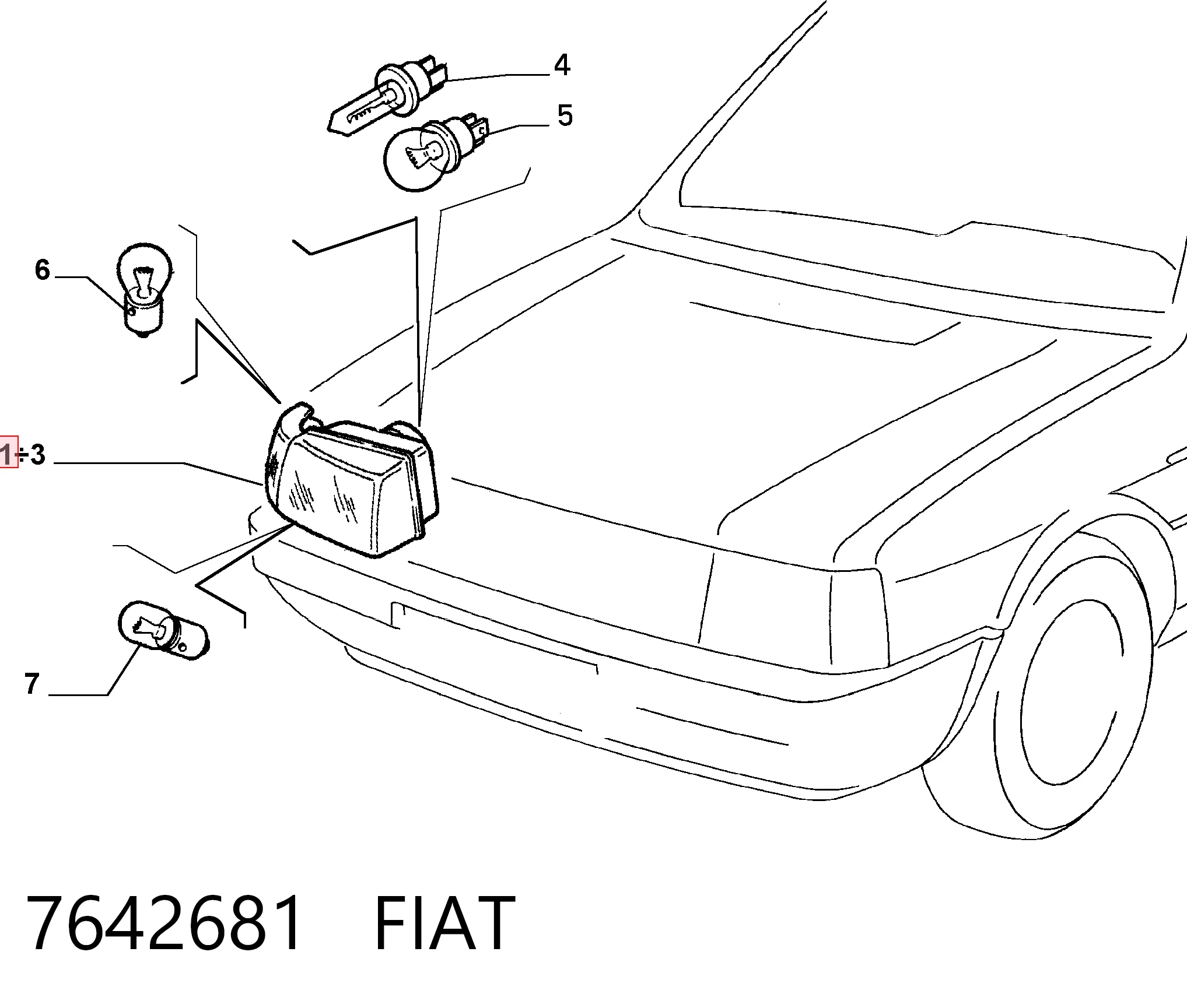 Comprar Faro derecho Fiat Uno  146A