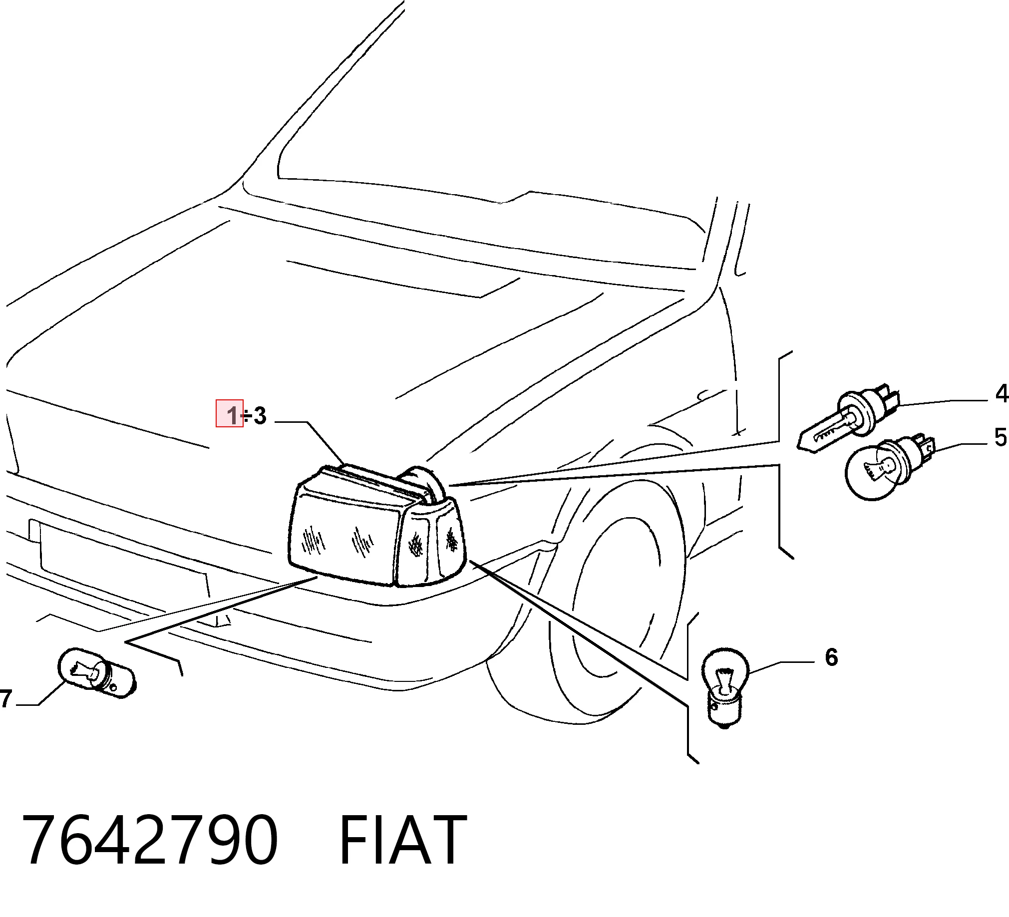 Comprar Faro izquierdo Fiat Uno  146A