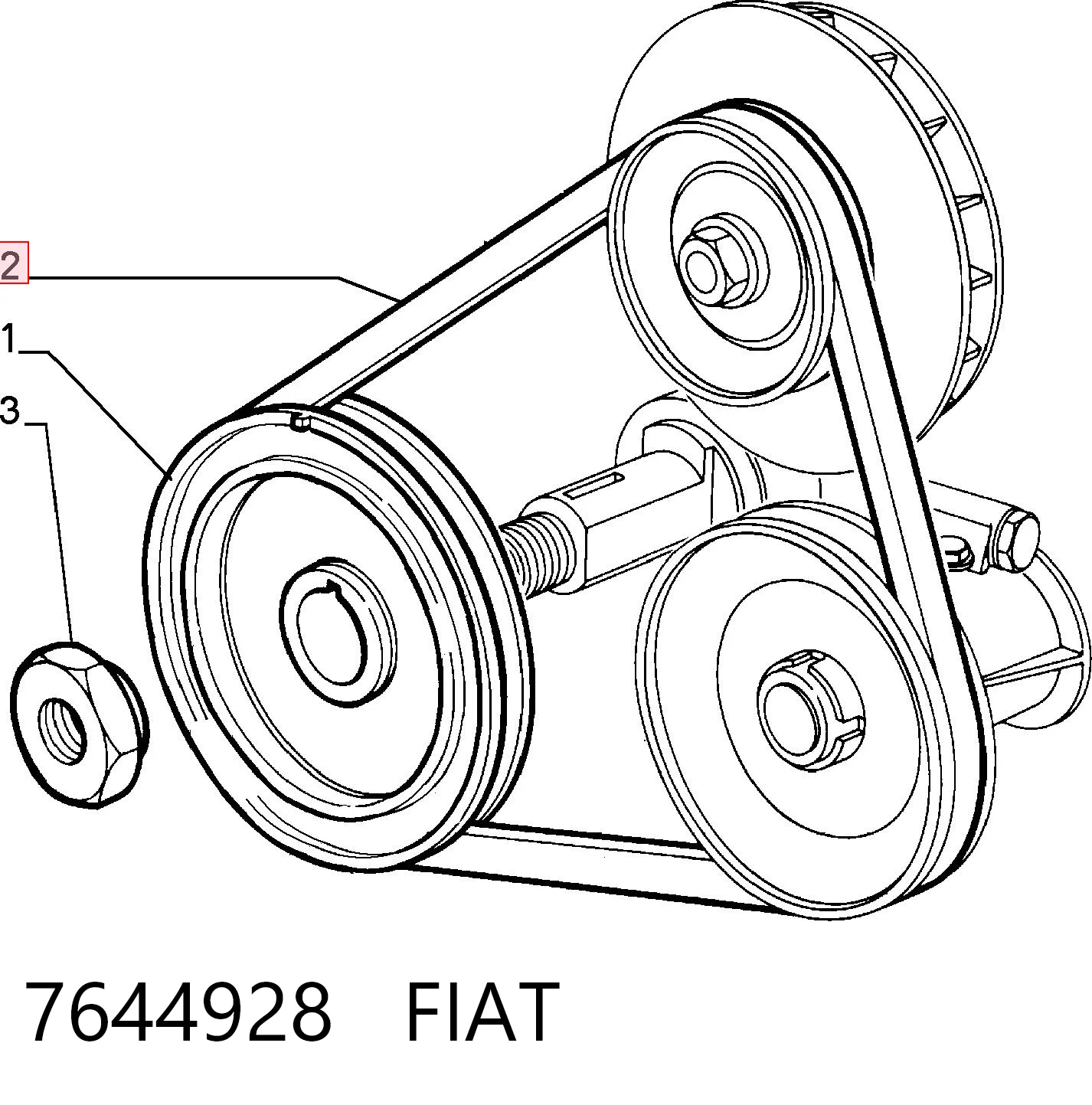 7644928 Fiat/Alfa/Lancia