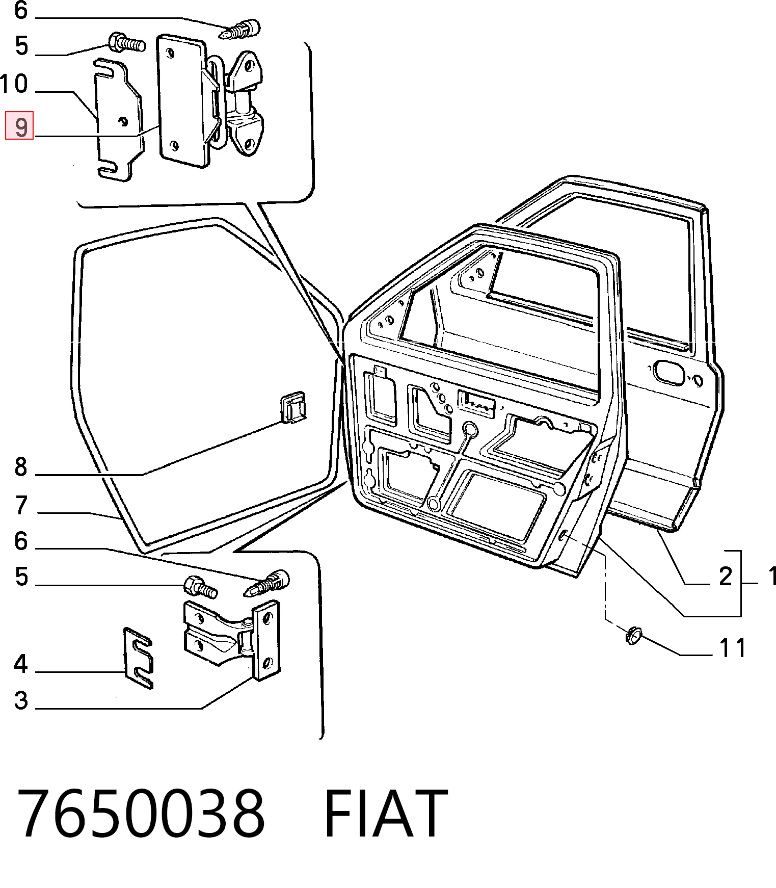 7650038 Fiat/Alfa/Lancia