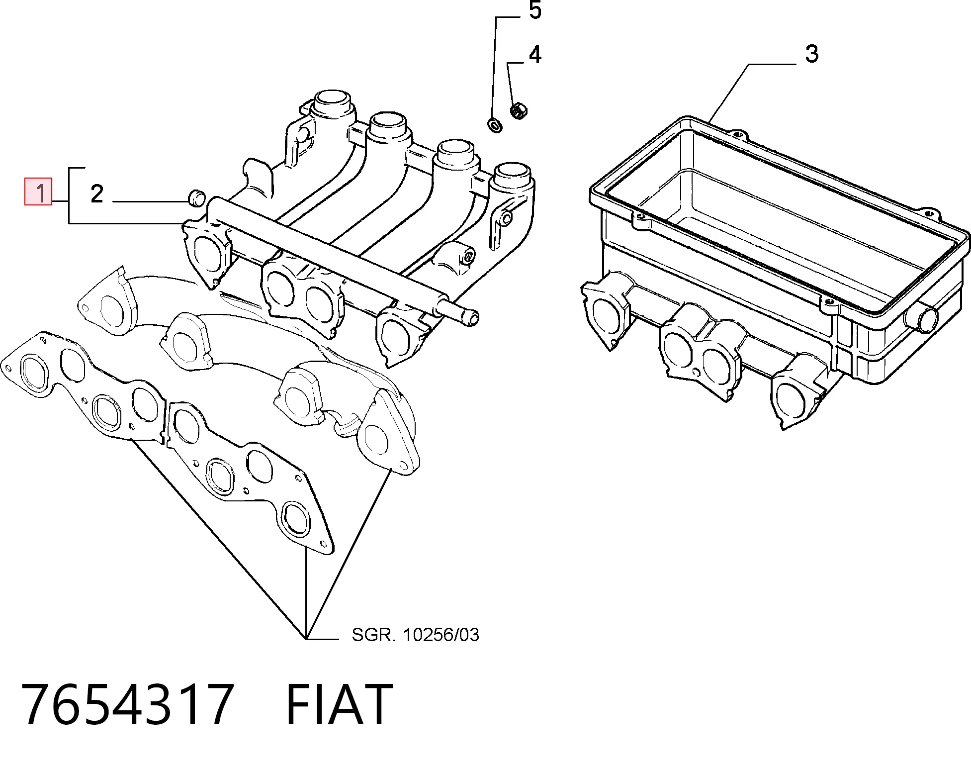 Comprar Colector de admisión Fiat Fiorino 146 Uno a bajo precio