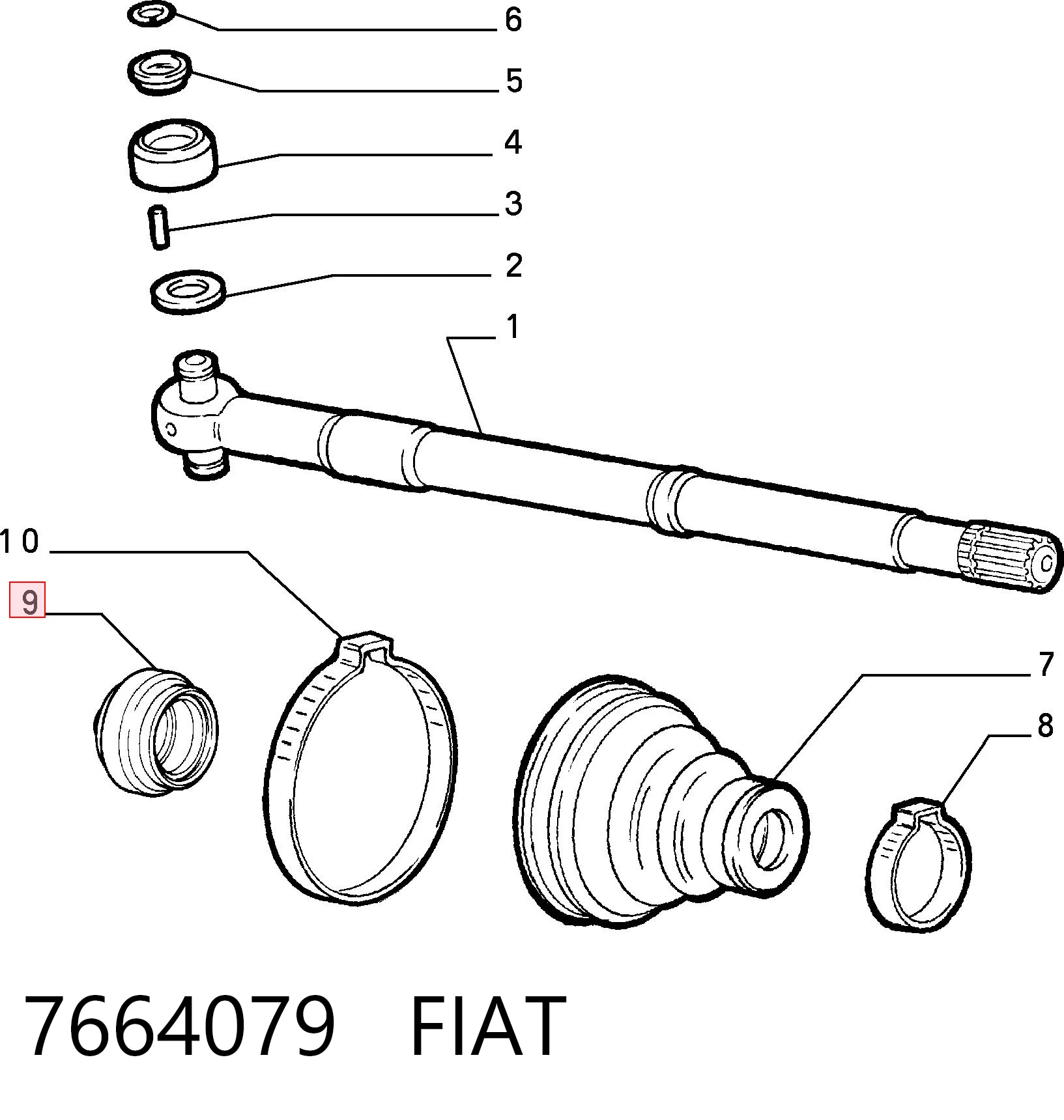 7664079 Fiat/Alfa/Lancia