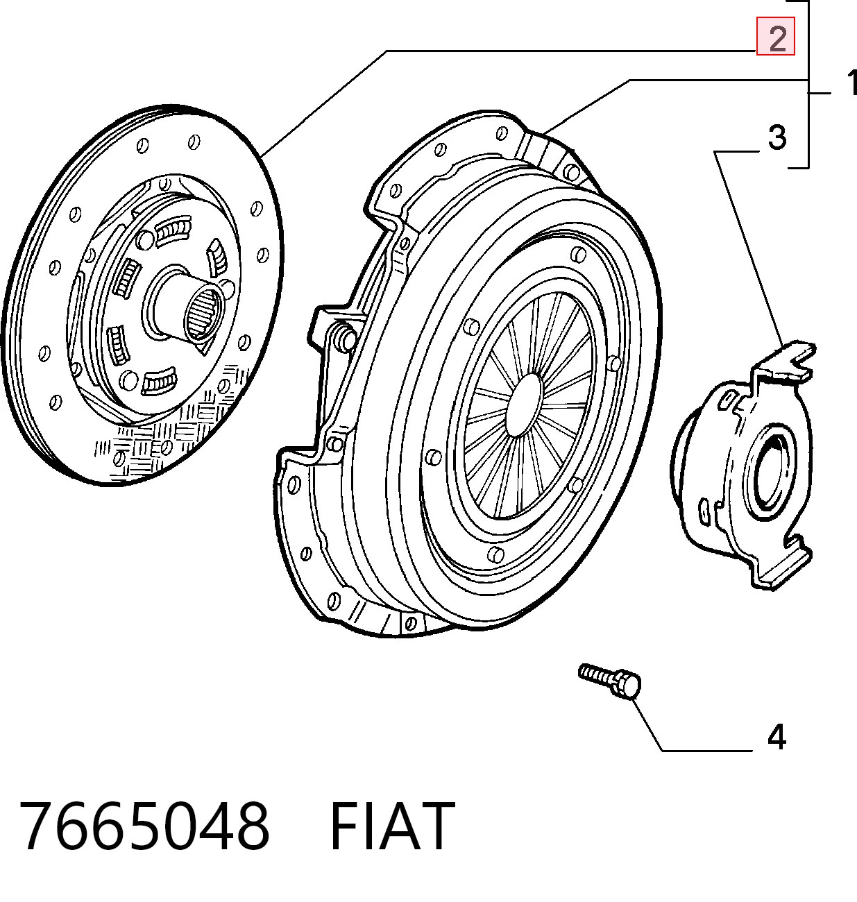  Disco de embrague Fiat Fiorino 