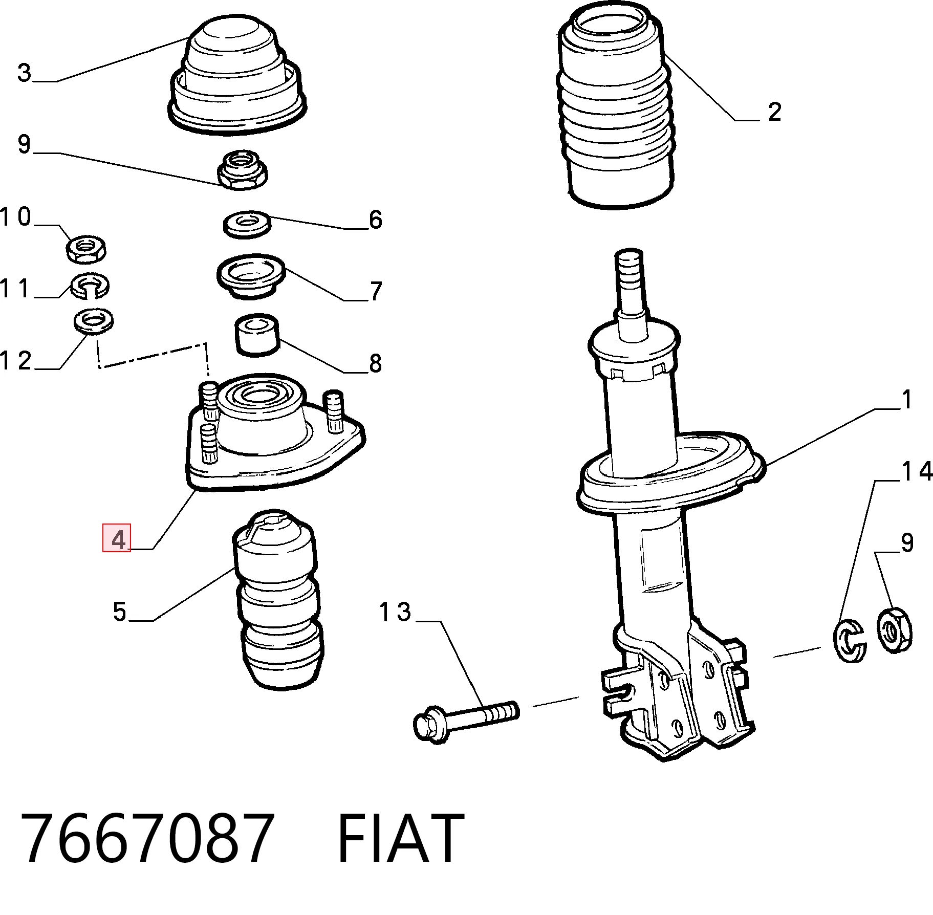 7667087 Fiat/Alfa/Lancia