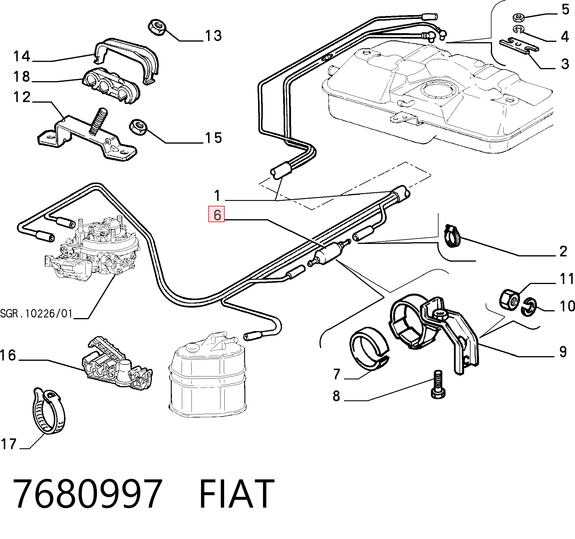 7680997 Fiat/Alfa/Lancia