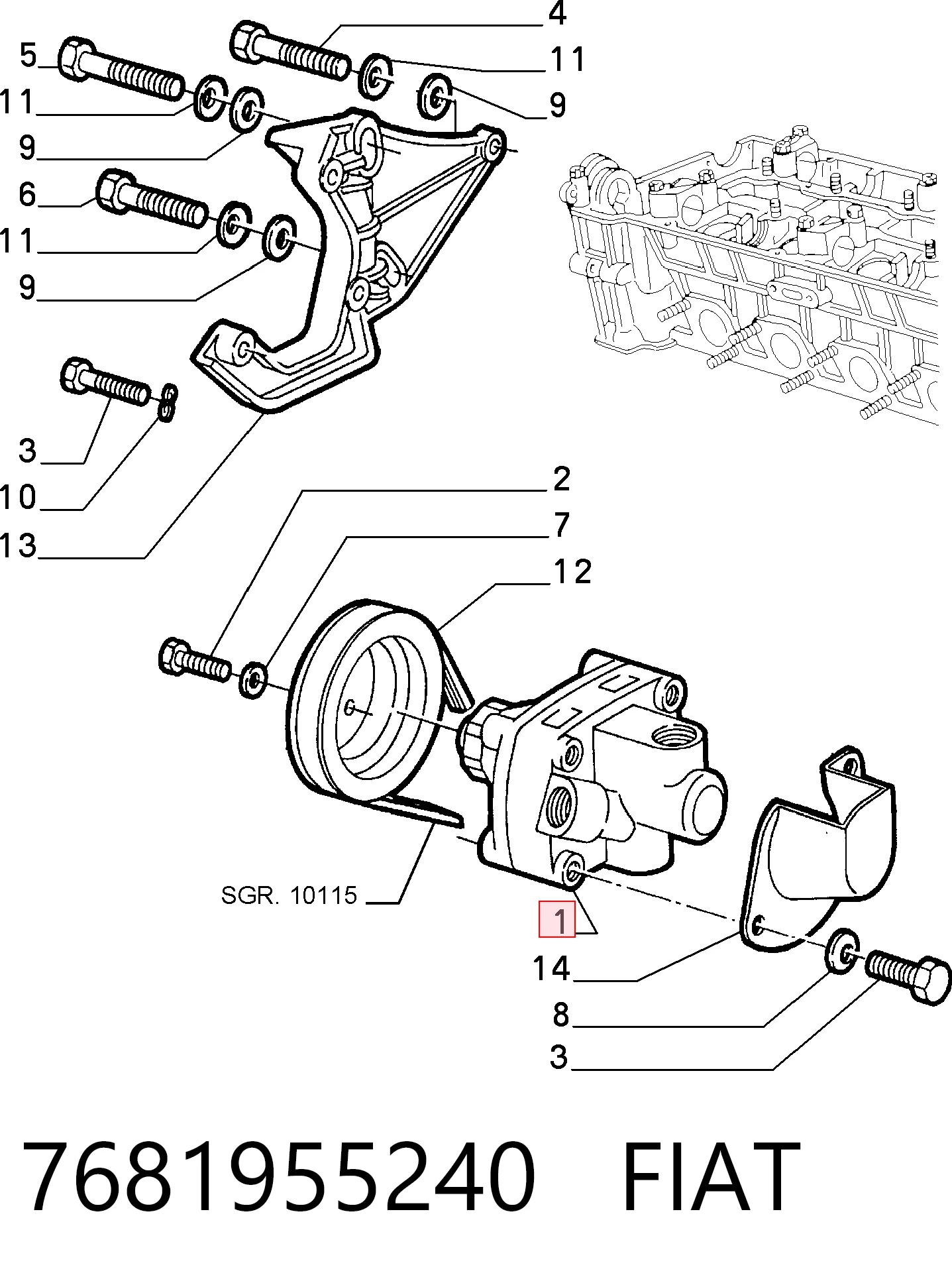 Bomba de dirección asistida  Alfa Romeo 33 hatchback (905) (1983 - 1993) precio, desde 42,11 EUR