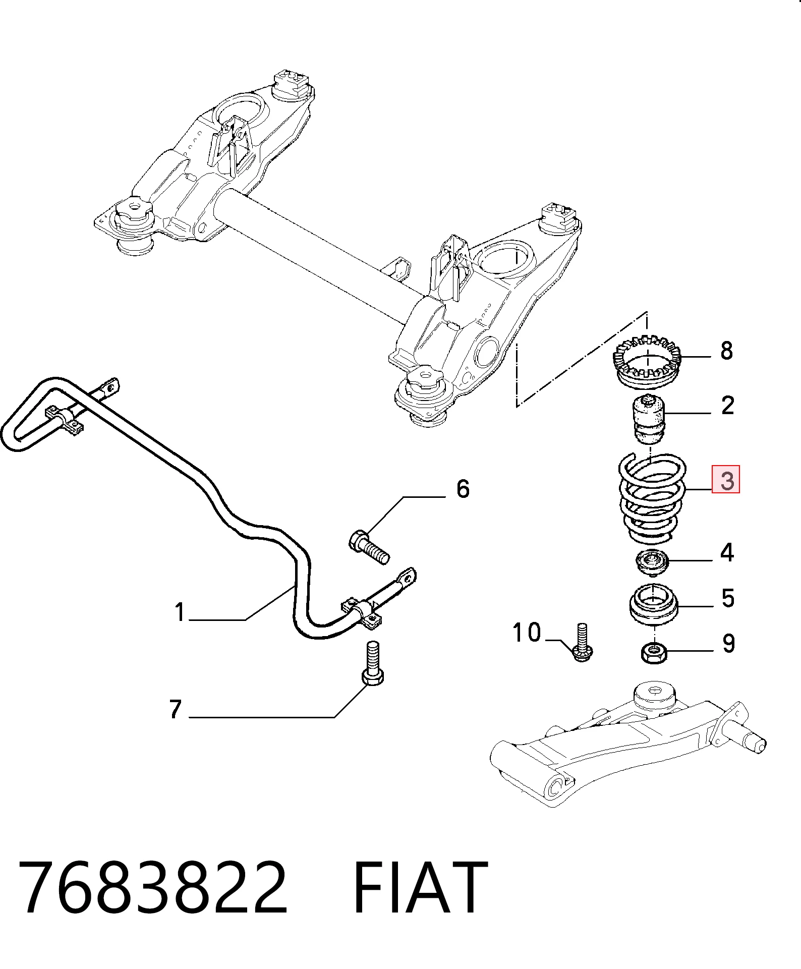 Muelle para Alfa Romeo 146 930