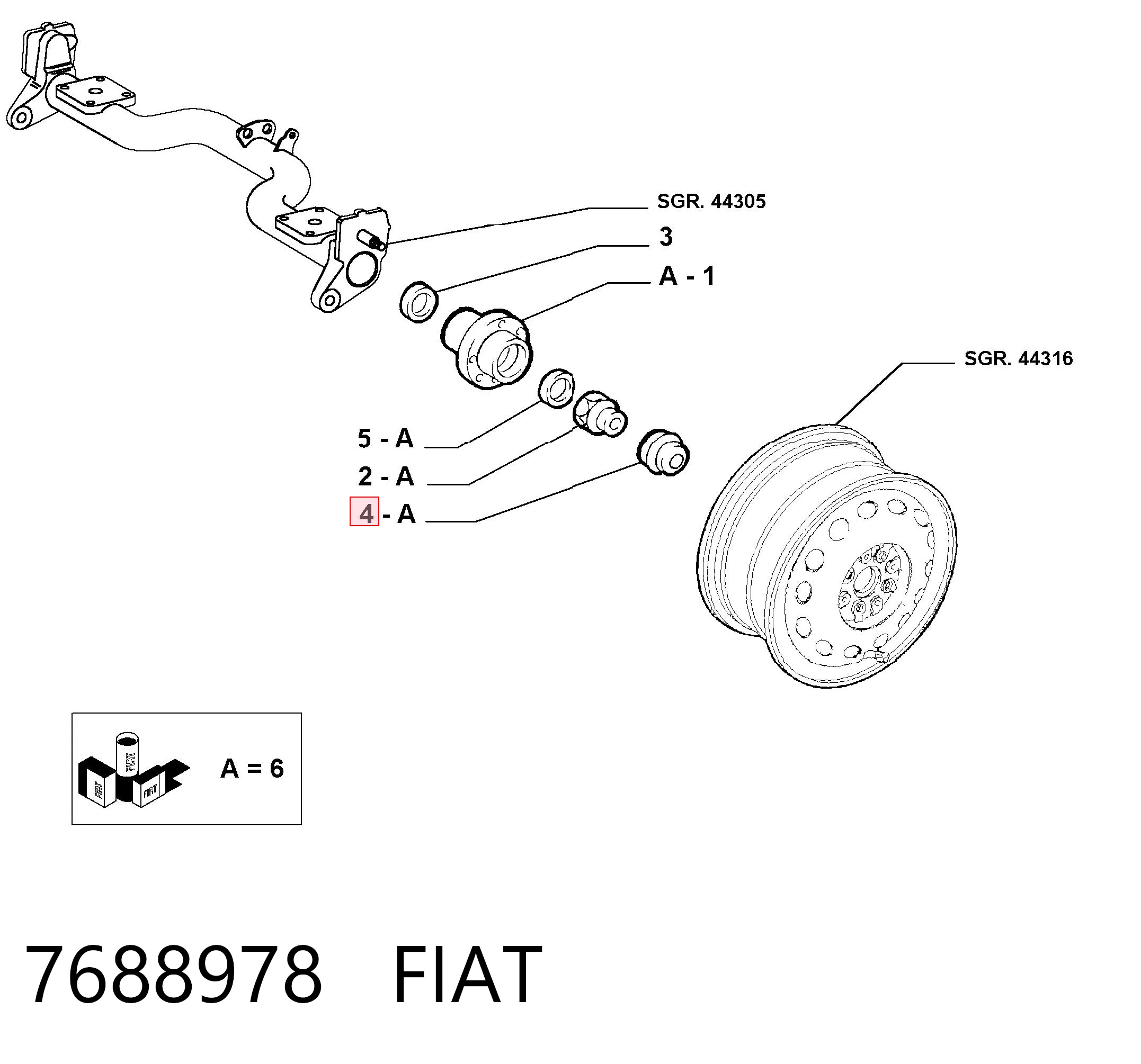 7688978 Fiat/Alfa/Lancia