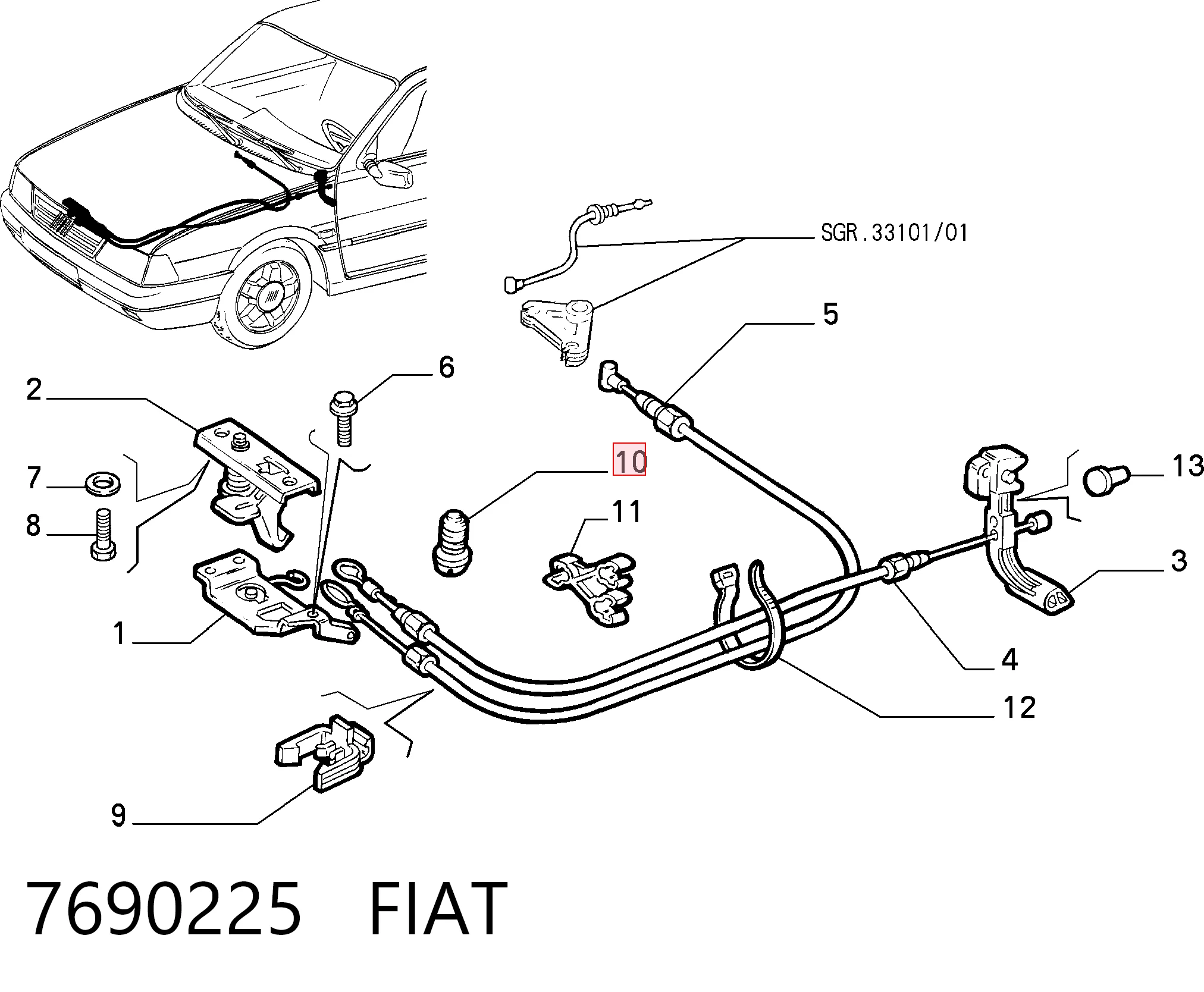 7690225 Fiat/Alfa/Lancia